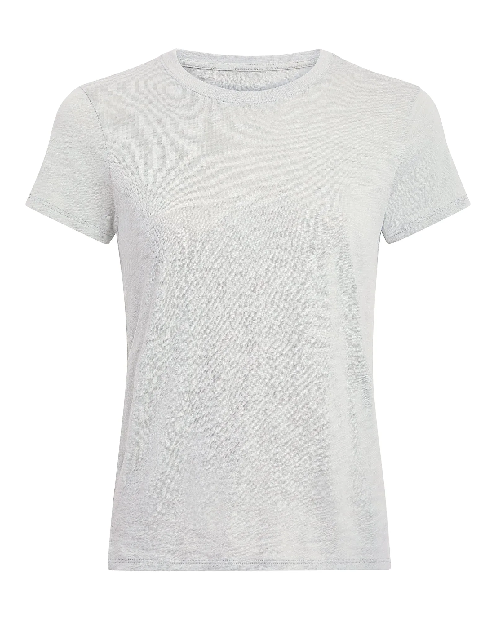 Slub Jersey Schoolboy Crew Neck Tee - Abbey Stone sold by ATM Anthony Thomas Melillo product image thumbnail 5