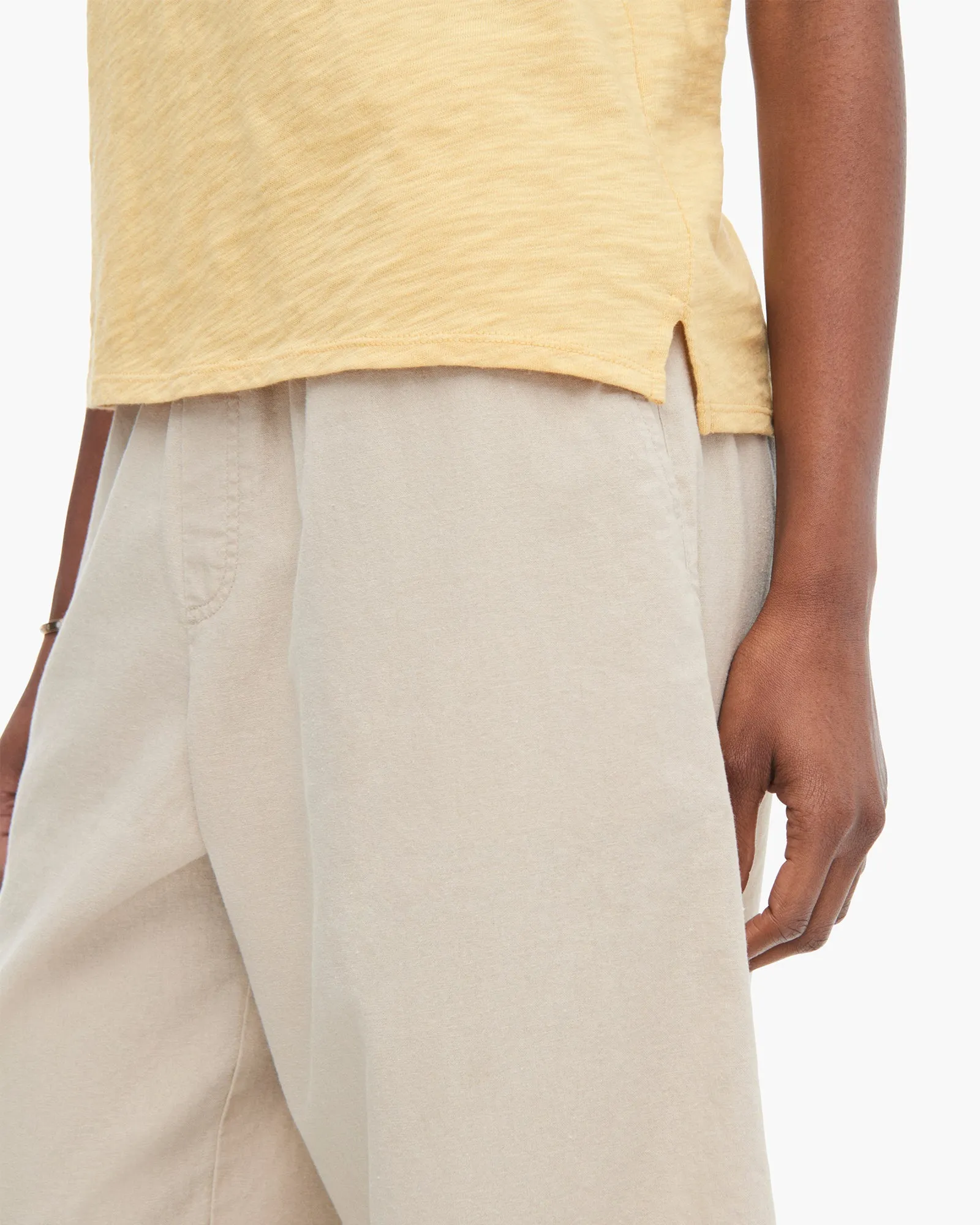 Slub Jersey Schoolboy Crew Neck Tee - Sunflower sold by ATM product image thumbnail 4