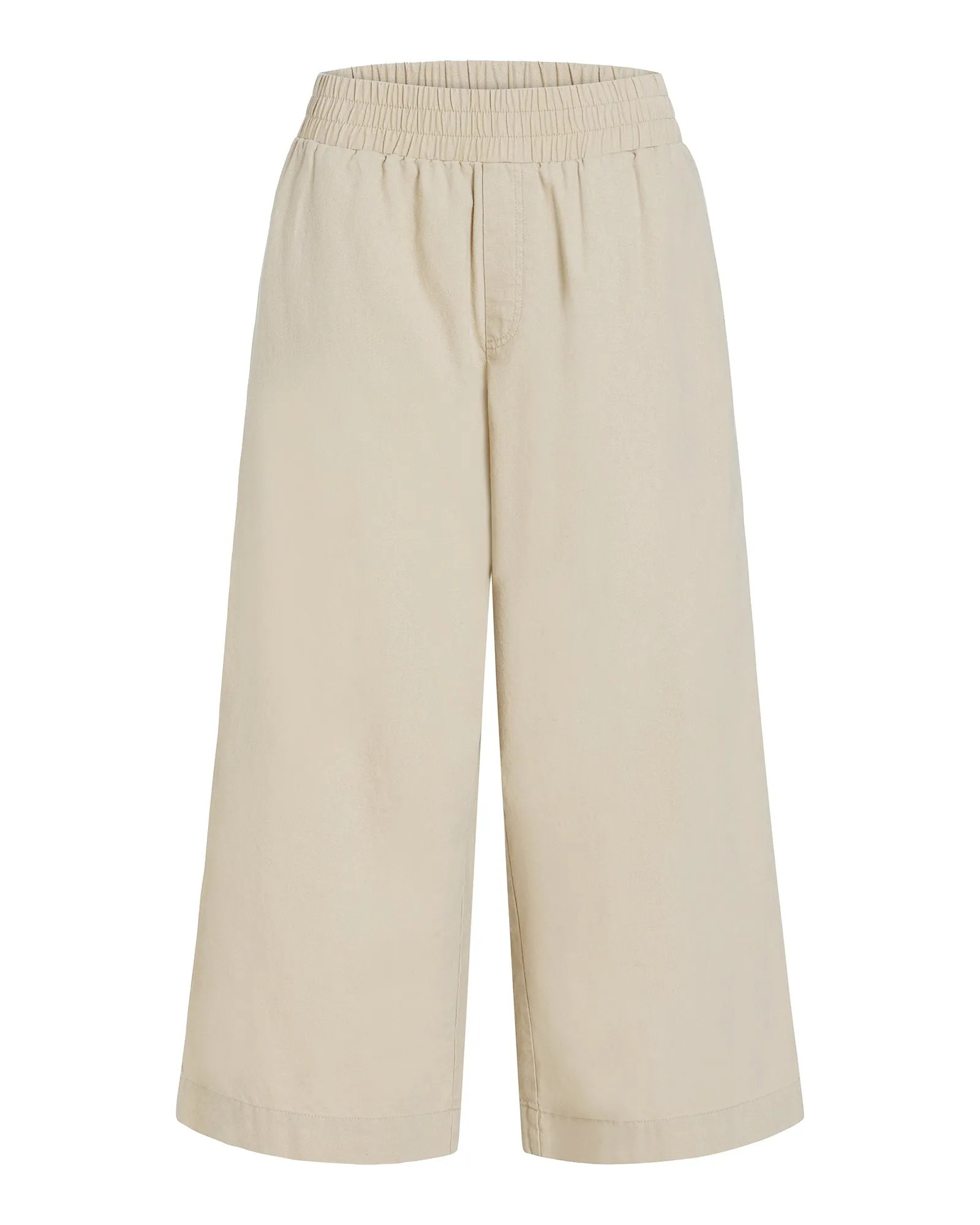 Linen Wash Cropped Wide Leg Pants - Dune sold by ATM Anthony Thomas Melillo product image thumbnail 5