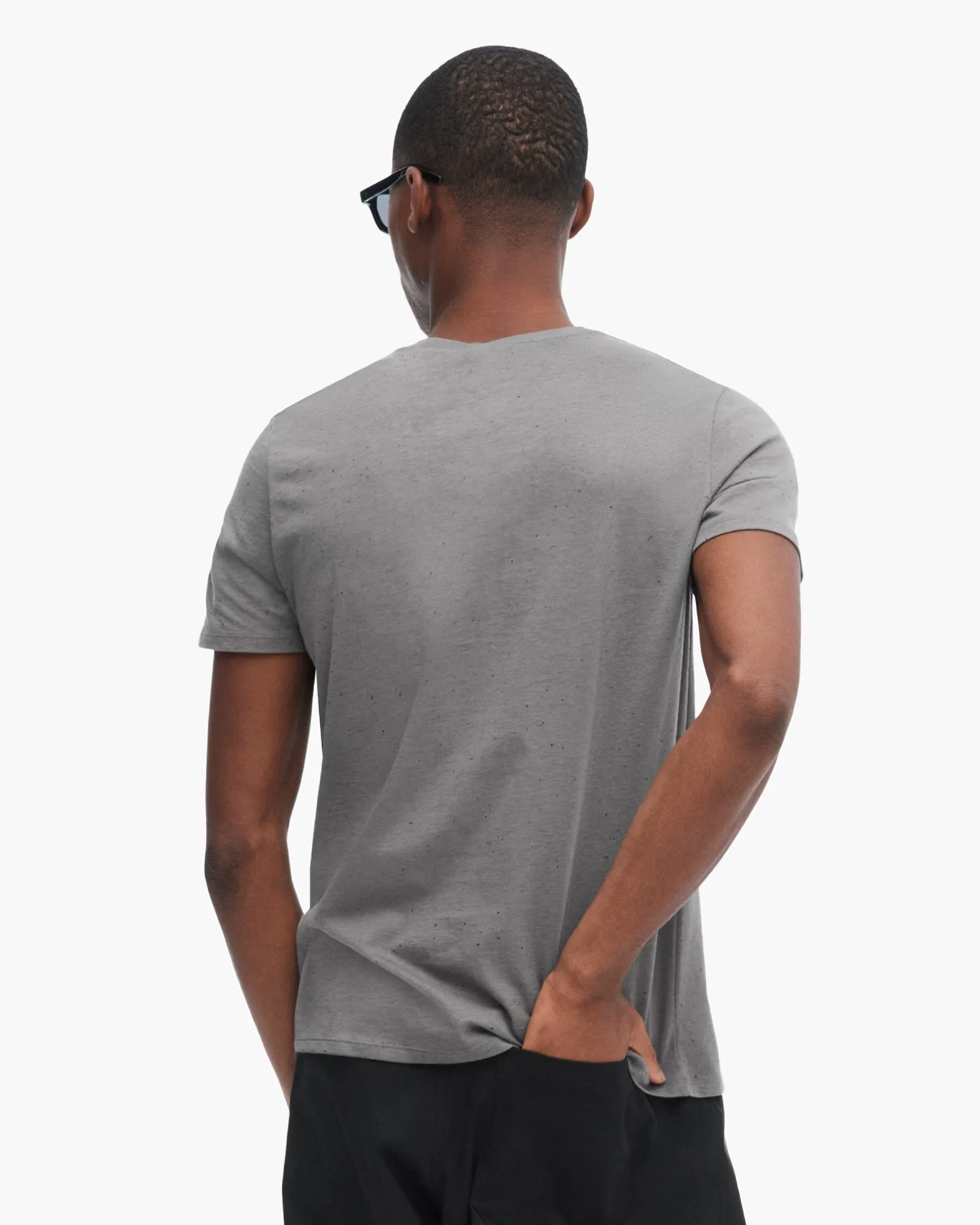 Donegal Jersey Short Sleeve Pocket Tee - Steel sold by ATM product image thumbnail 4