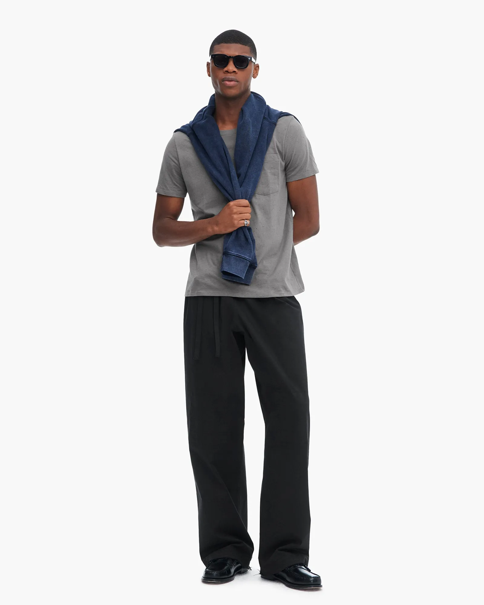 Donegal Jersey Short Sleeve Pocket Tee - Steel sold by ATM product image thumbnail 2