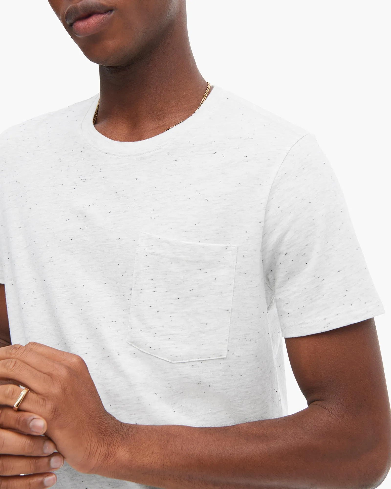 Donegal Jersey Short Sleeve Pocket Tee - H. Silver sold by ATM product image thumbnail 4