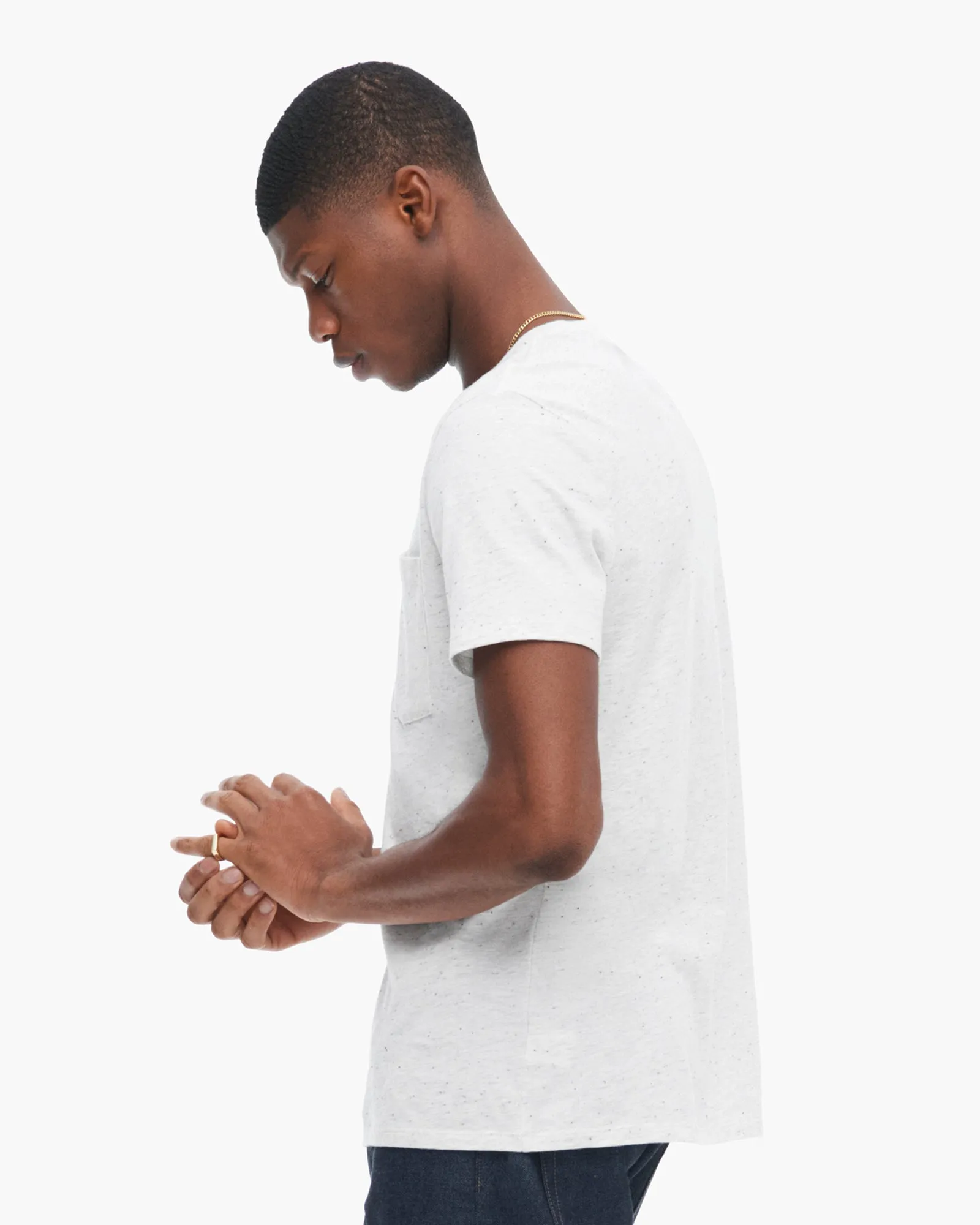 Donegal Jersey Short Sleeve Pocket Tee - H. Silver sold by ATM product image thumbnail 2