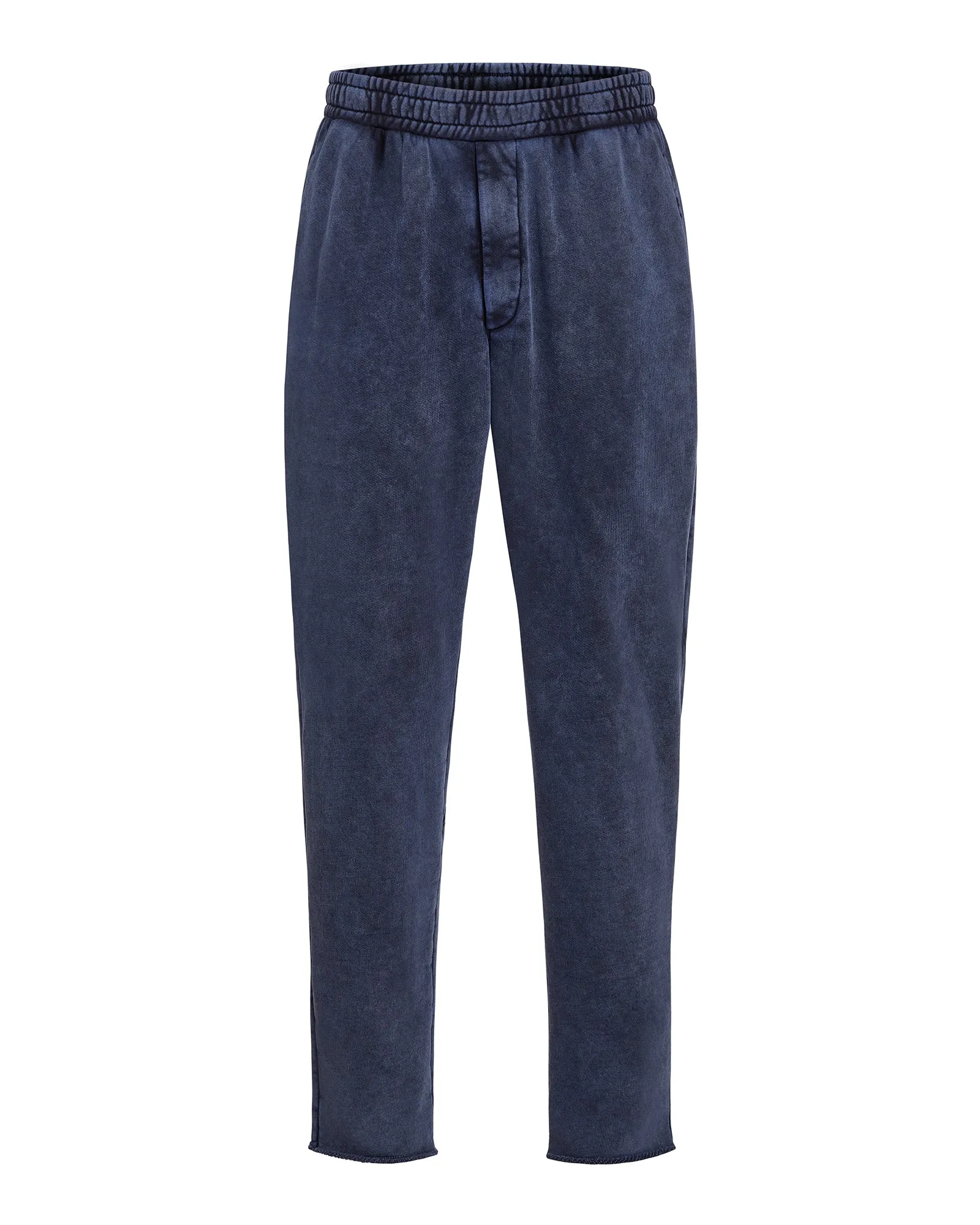 French Terry with Pigment Wash Cut Off Sweatpants - Dark Navy sold by ATM product image thumbnail 4