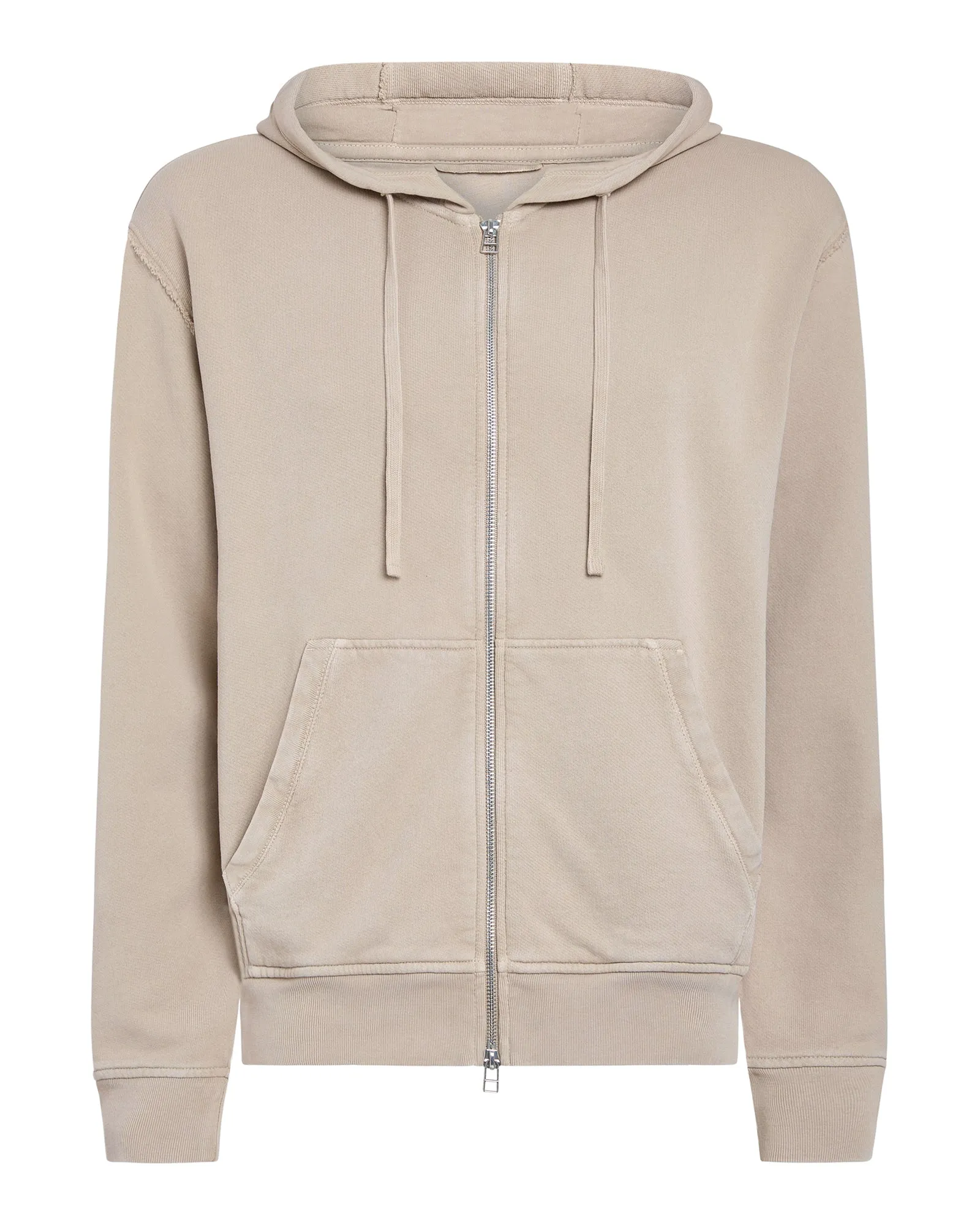 French Terry with Pigment Wash Zip Hoodie - Dune sold by ATM product image thumbnail 5
