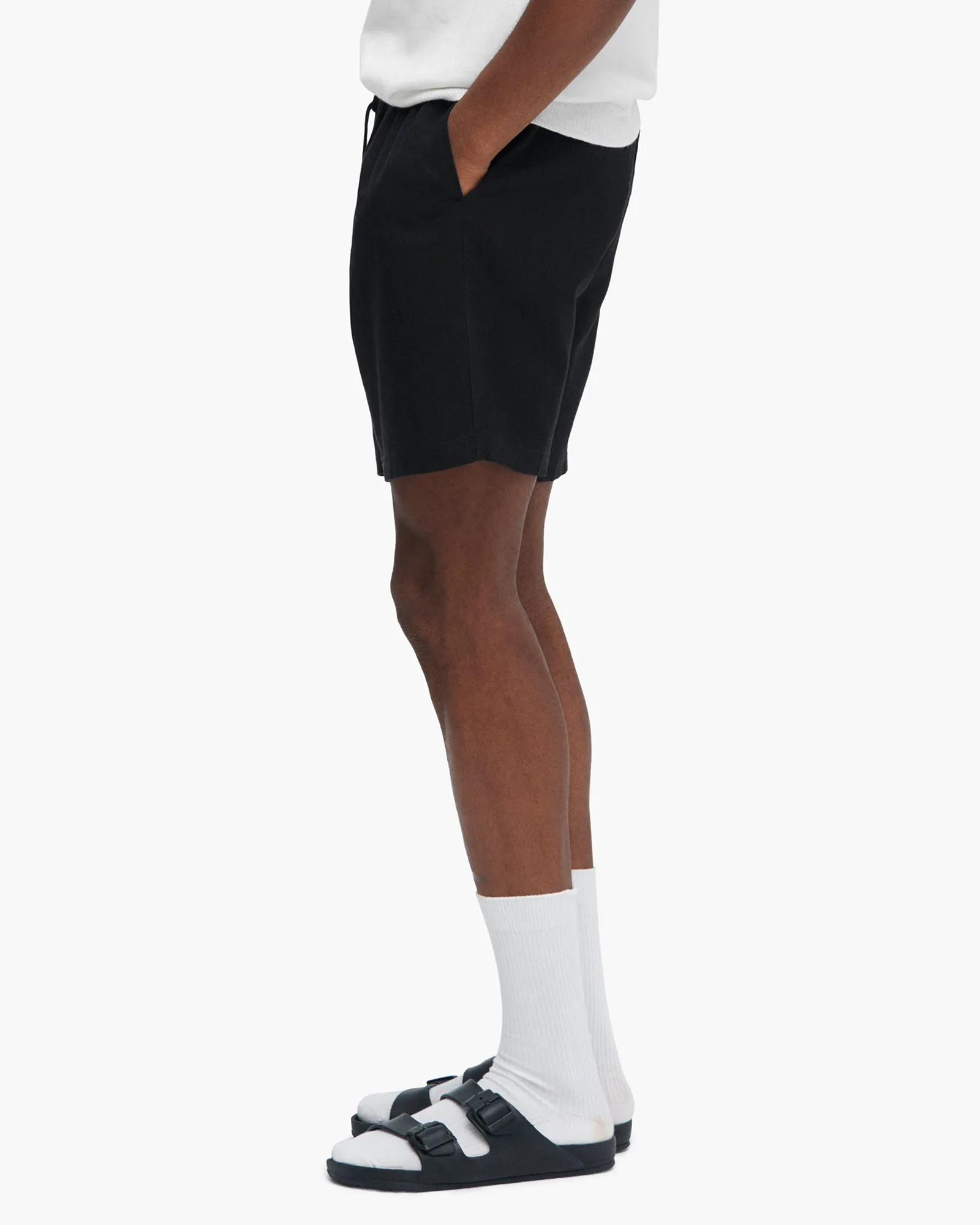 Linen Wash Pull-On Cargo Shorts - Black sold by ATM Anthony Thomas Melillo product image thumbnail 2