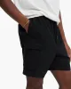 Linen Wash Pull-On Cargo Shorts - Black sold by ATM Anthony Thomas Melillo