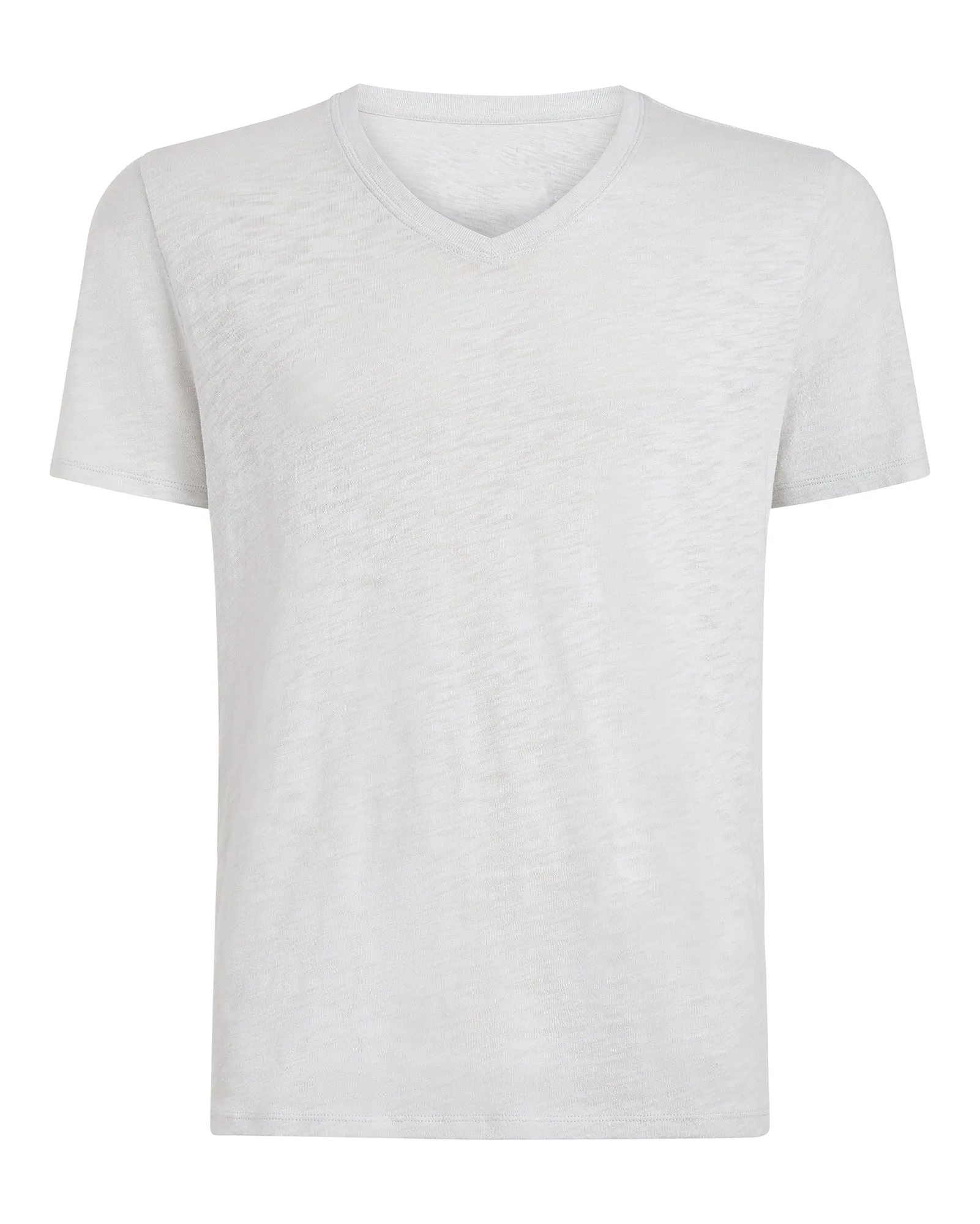 Slub Jersey V-Neck Tee - Silver sold by ATM Anthony Thomas Melillo product image thumbnail 5