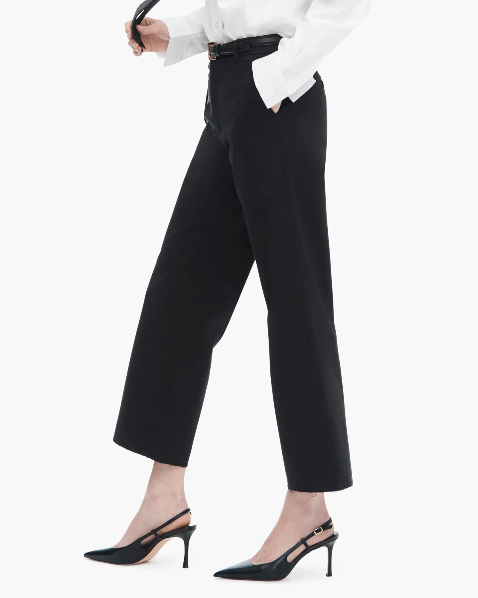 Women's Boyfriend Chino Pants - Black sold by ATM product image thumbnail 2
