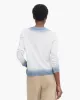 Spray Treatment Slub Jersey Long Sleeve Crewneck - Silver-Wash Navy sold by ATM Anthony Thomas Melillo