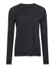 Sublime Wash Slub Jersey Long Sleeve Destroyed Crew - Black sold by ATM Anthony Thomas Melillo