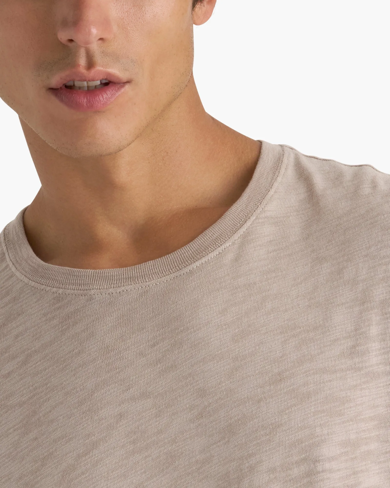 Slub Jersey Crew Neck Tee - French Oak sold by ATM product image thumbnail 5