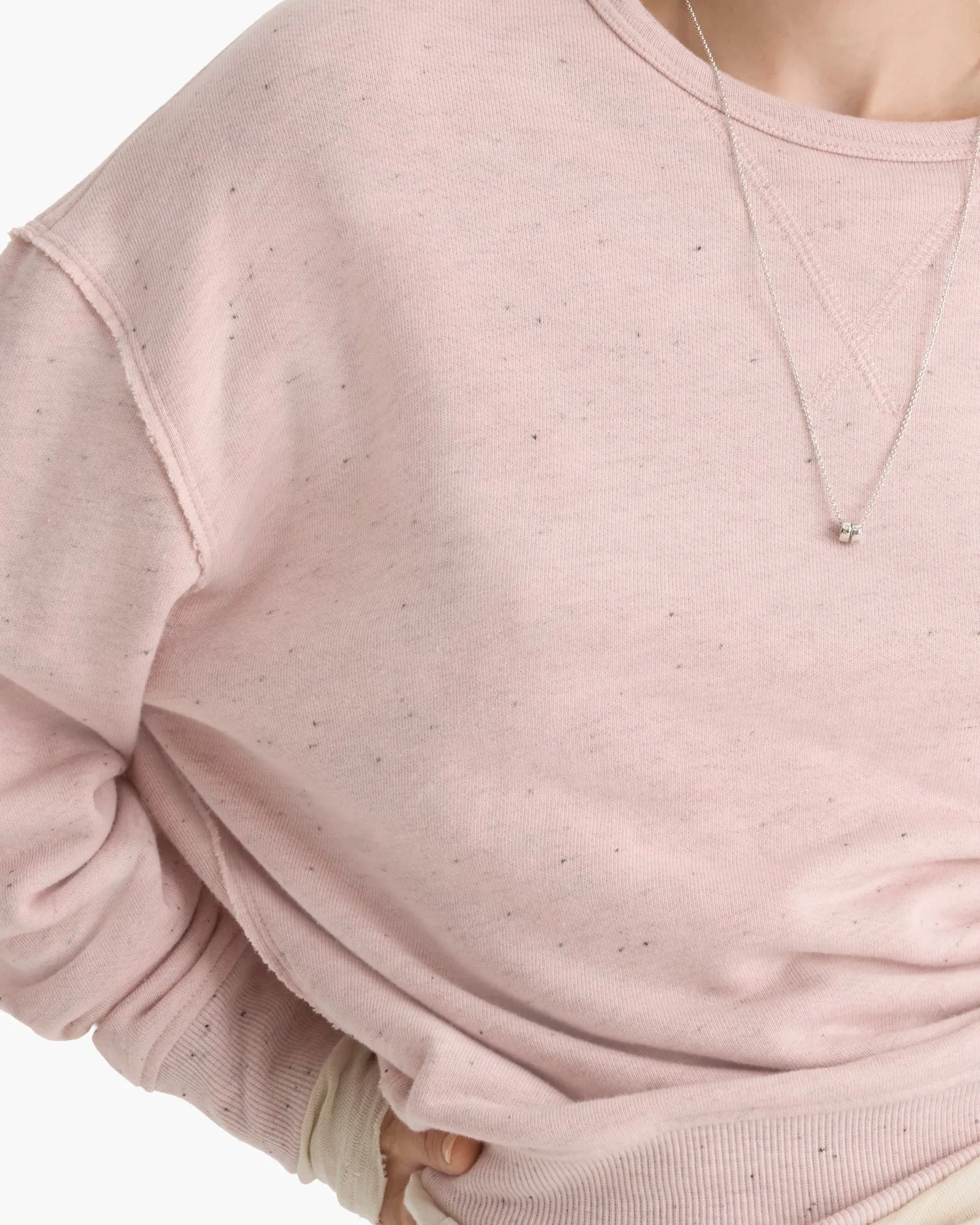 Donegal French Terry Crew Neck Sweatshirt - Faded Rose sold by ATM product image thumbnail 5