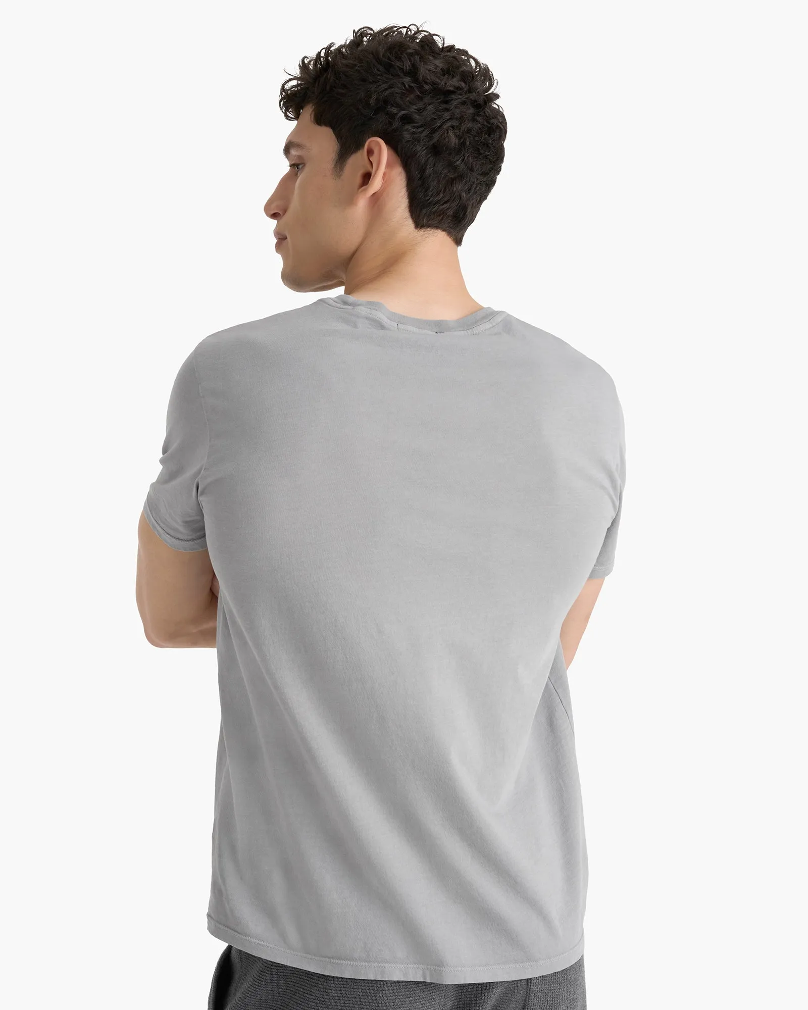 Classic Jersey Crew Neck Tee - Pewter sold by ATM product image thumbnail 4