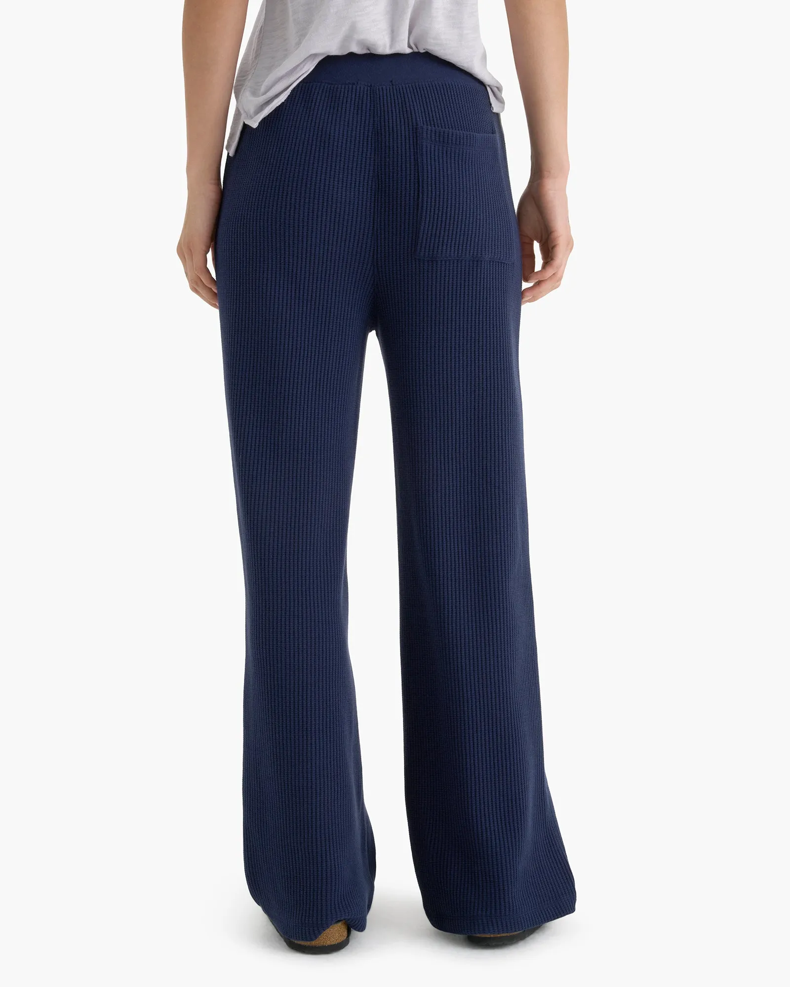 Cotton Waffle Pull On Pant - Midnight sold by ATM product image thumbnail 5