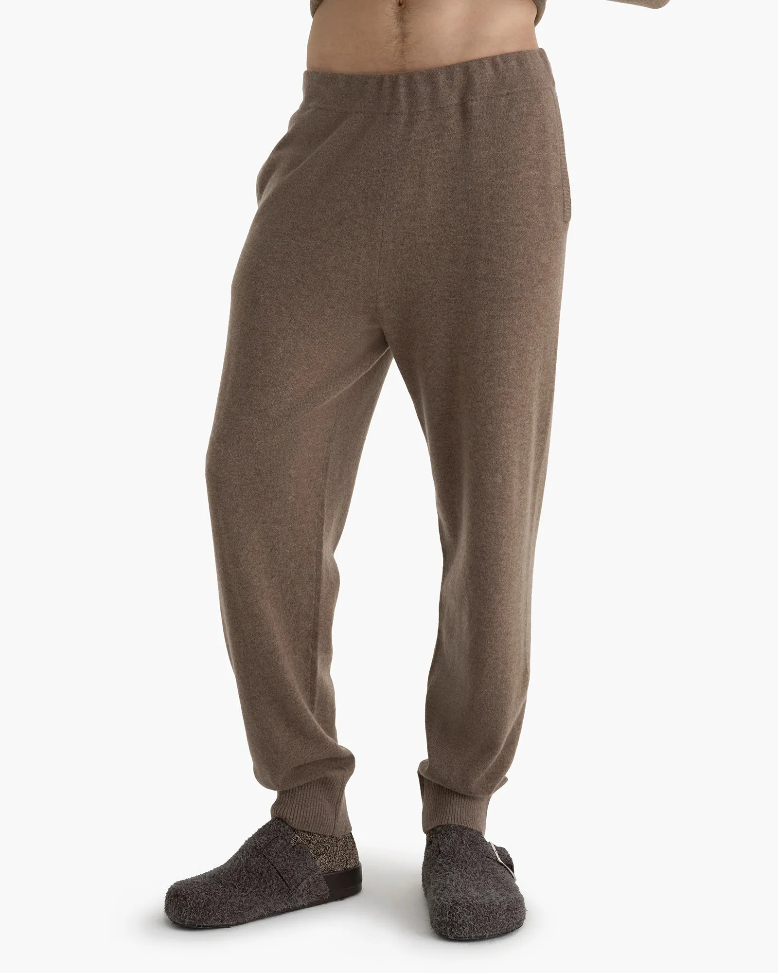 Cashmere Pull On Jogger - Faded Mocha sold by ATM product image thumbnail 2