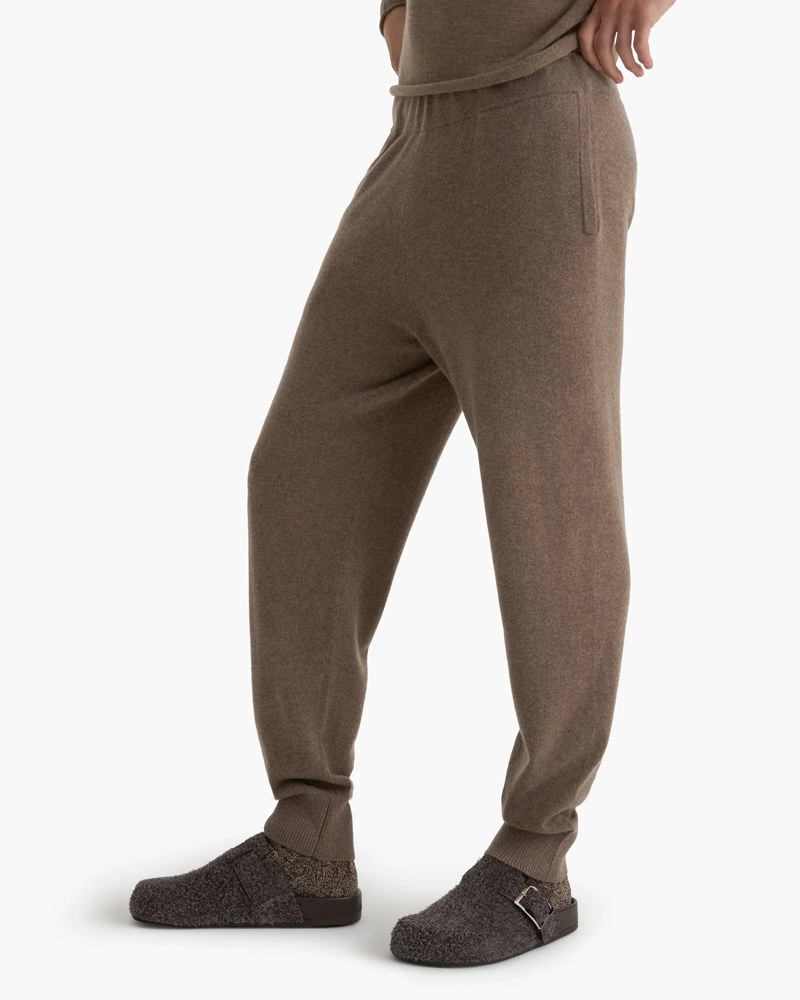Cashmere Pull On Jogger - Faded Mocha sold by ATM product image thumbnail 5