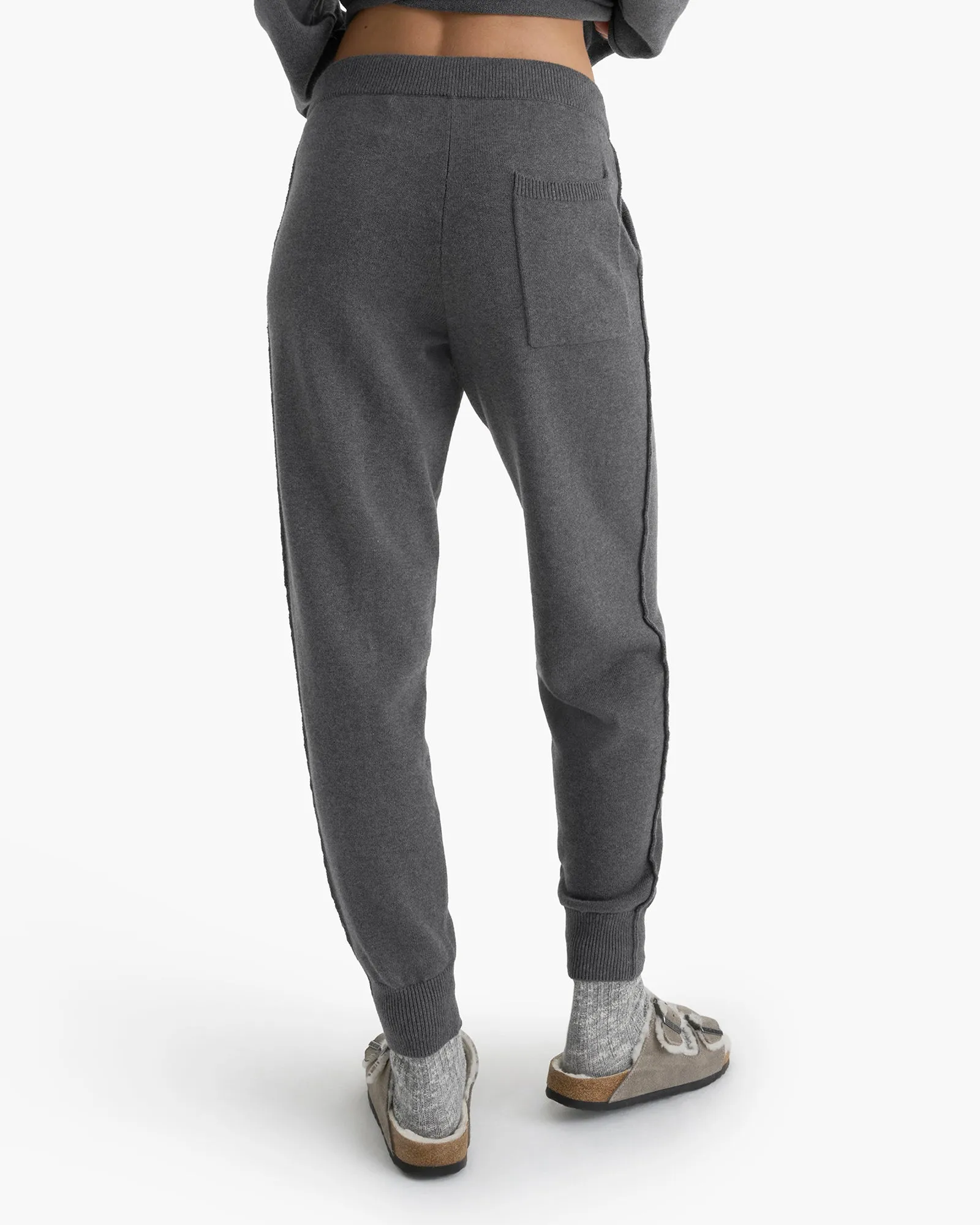 Cotton Cashmere Jogger - Heather Dark Grey sold by ATM product image thumbnail 5