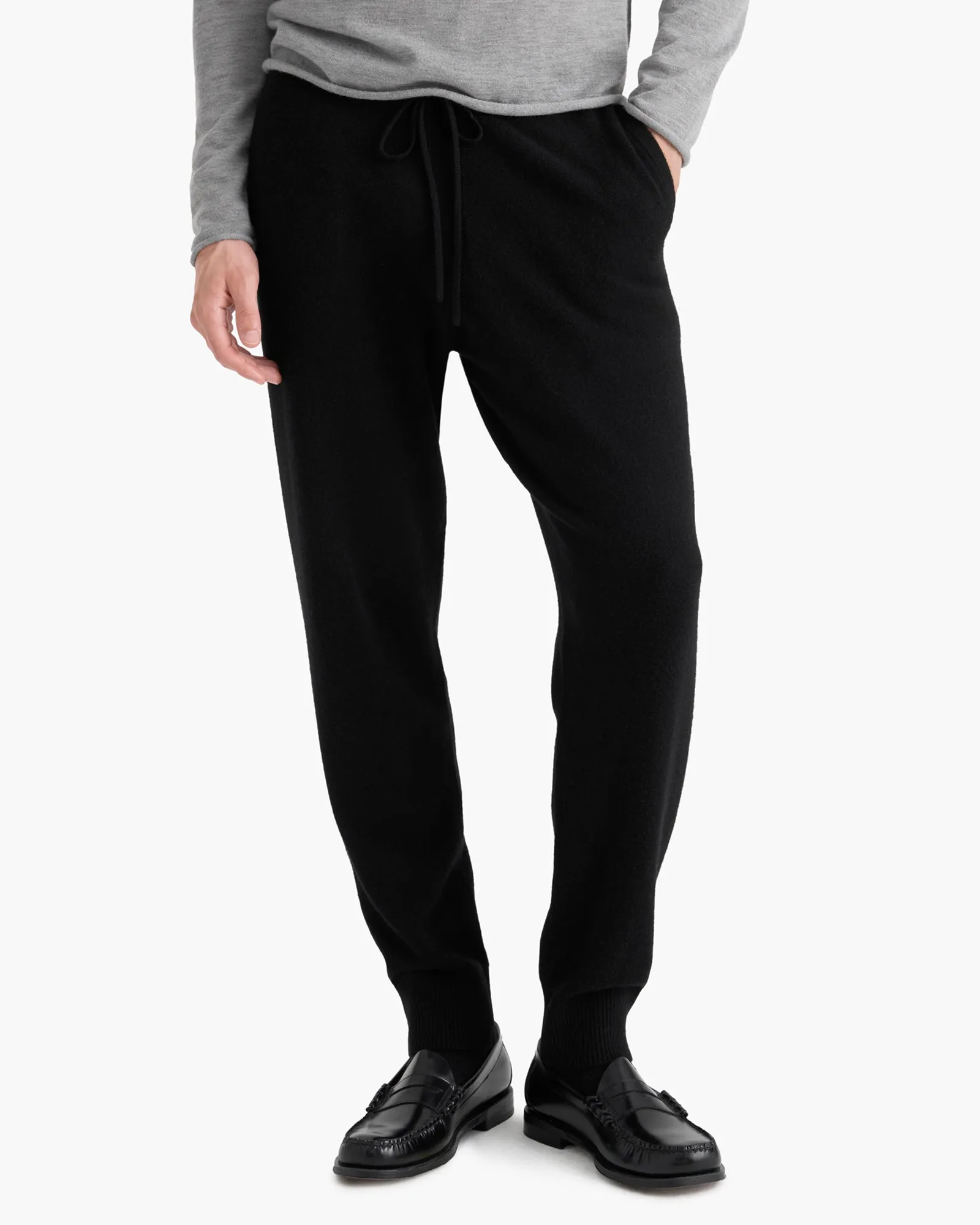 Cashmere Pull On Jogger - Black sold by ATM product image thumbnail 2