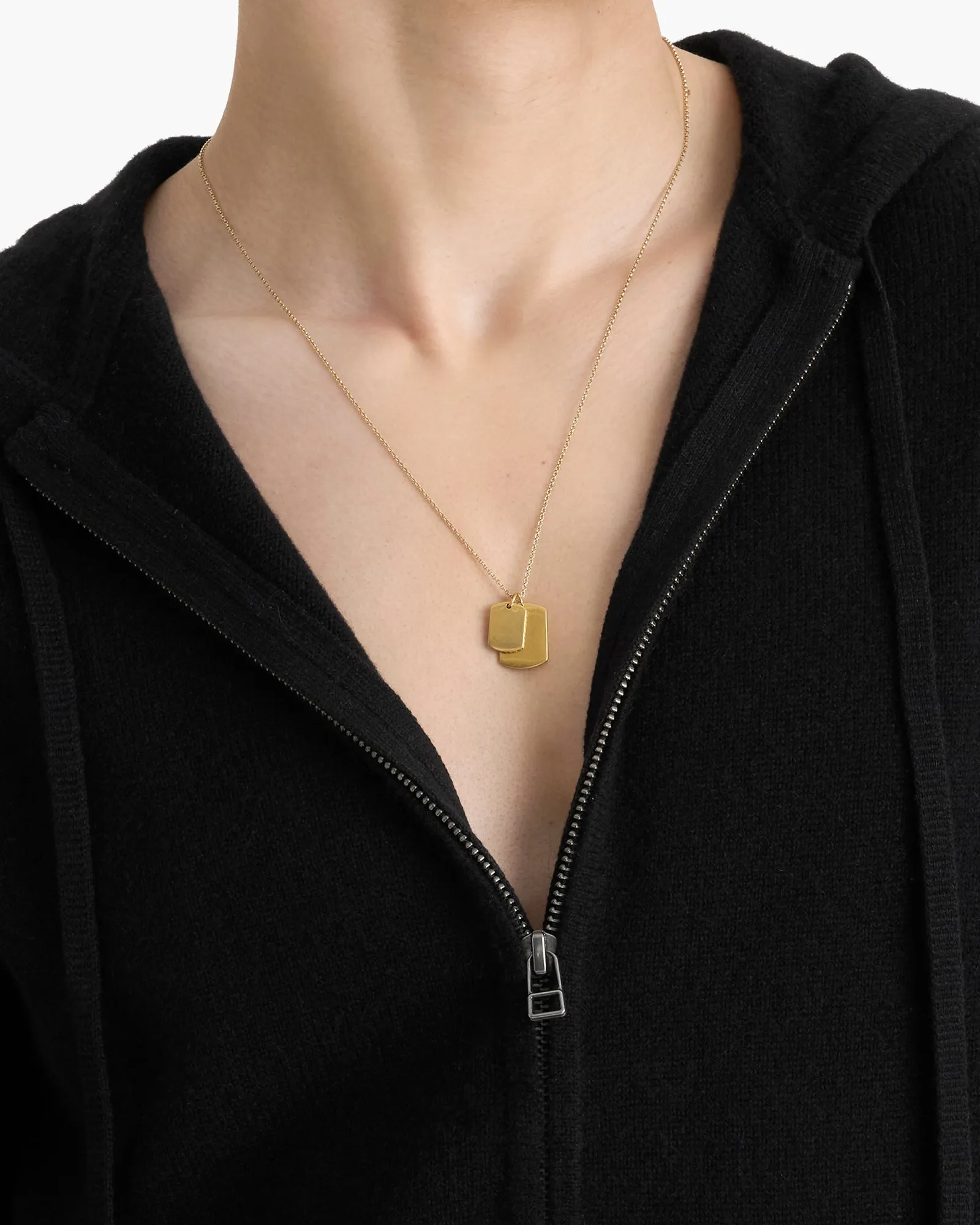 Cashmere Zip-Up Hoodie - Black sold by ATM product image thumbnail 3