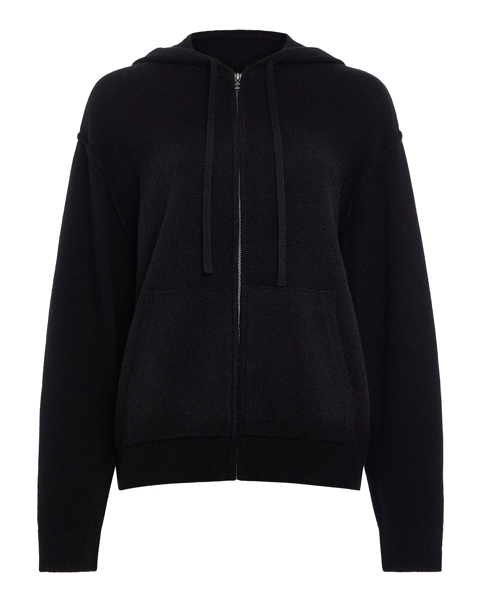 Cashmere Zip-Up Hoodie - Black sold by ATM product image thumbnail 5