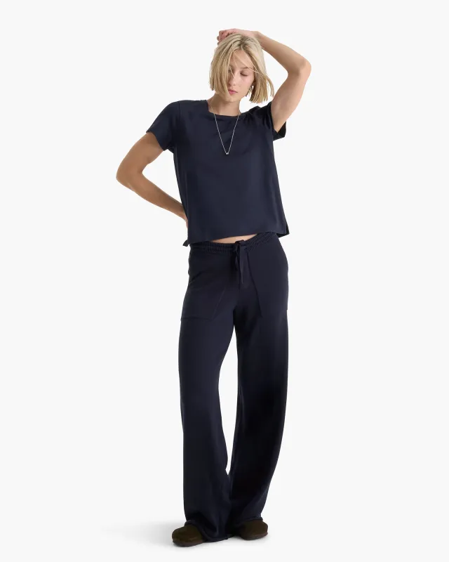 Heavyweight Jersey Crew Neck Tee - Midnight sold by ATM Anthony Thomas Melillo