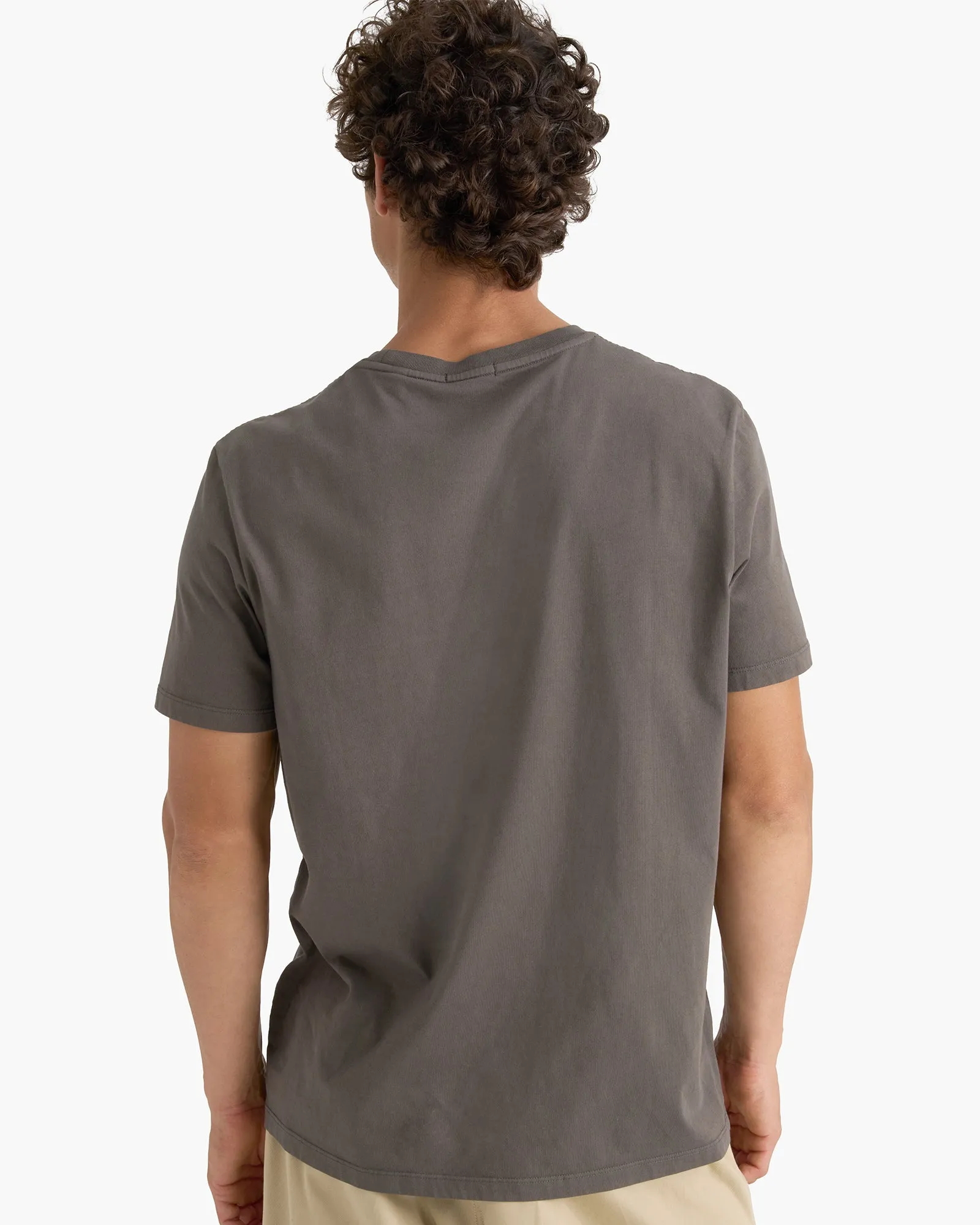 Heavyweight Jersey Crew Neck Tee - Coal sold by ATM product image thumbnail 5