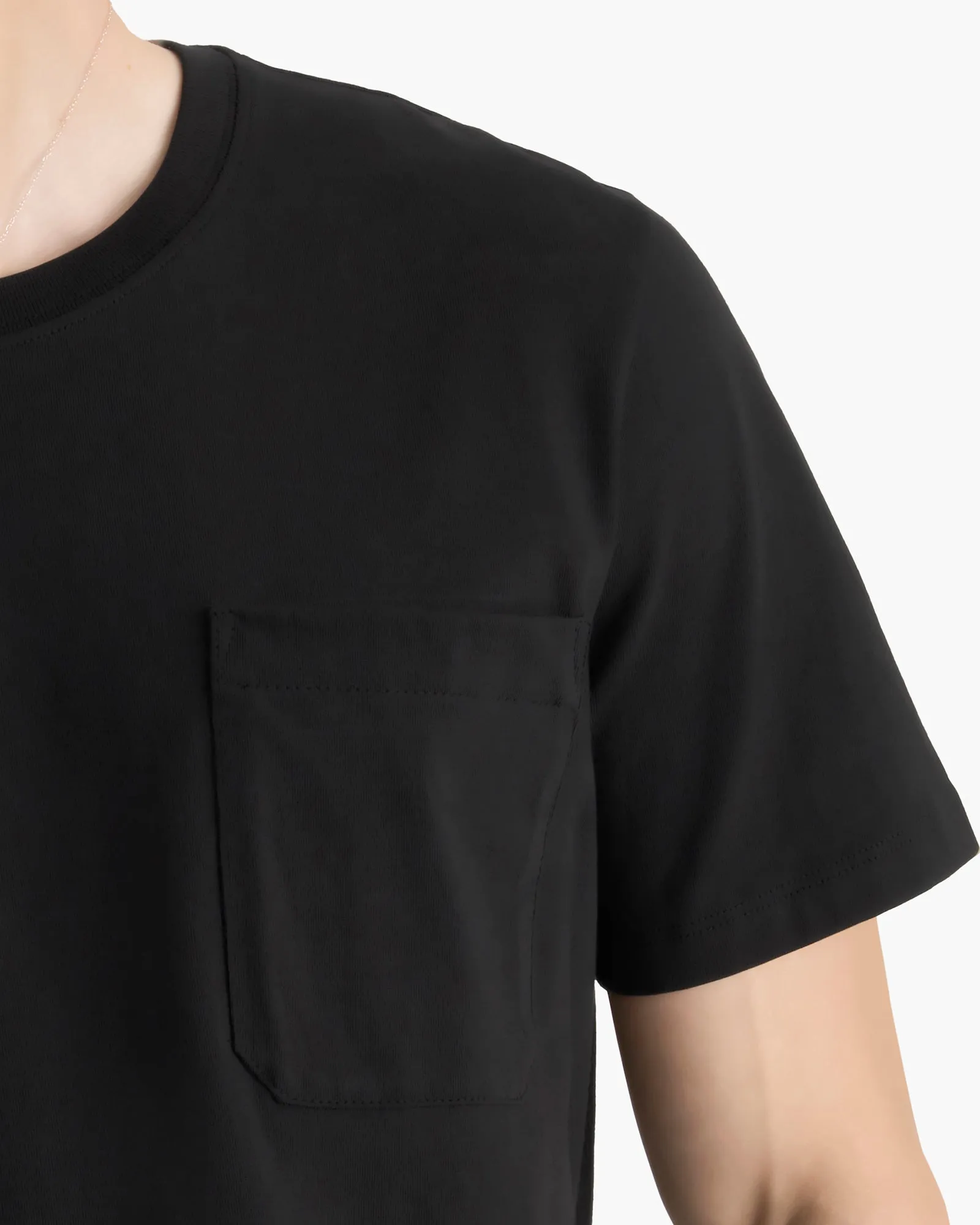 Heavyweight Jersey Crew Neck Tee - Black sold by ATM product image thumbnail 5