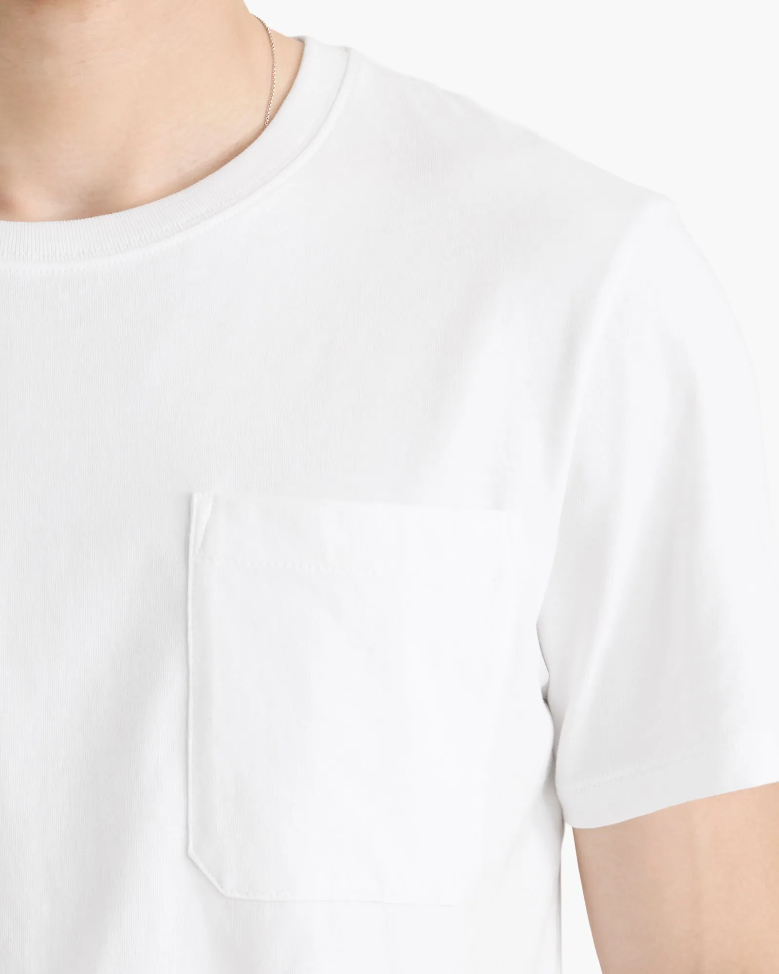 Heavyweight Jersey Crew Neck Tee - White sold by ATM product image thumbnail 4