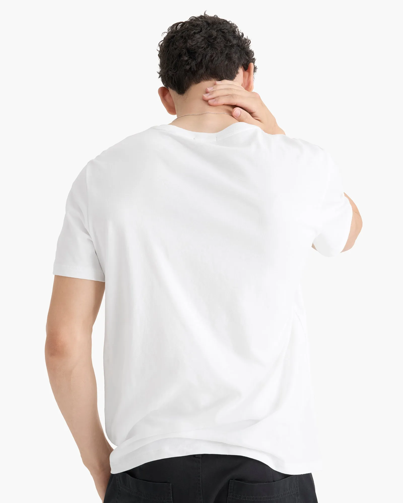 Heavyweight Jersey Crew Neck Tee - White sold by ATM product image thumbnail 5