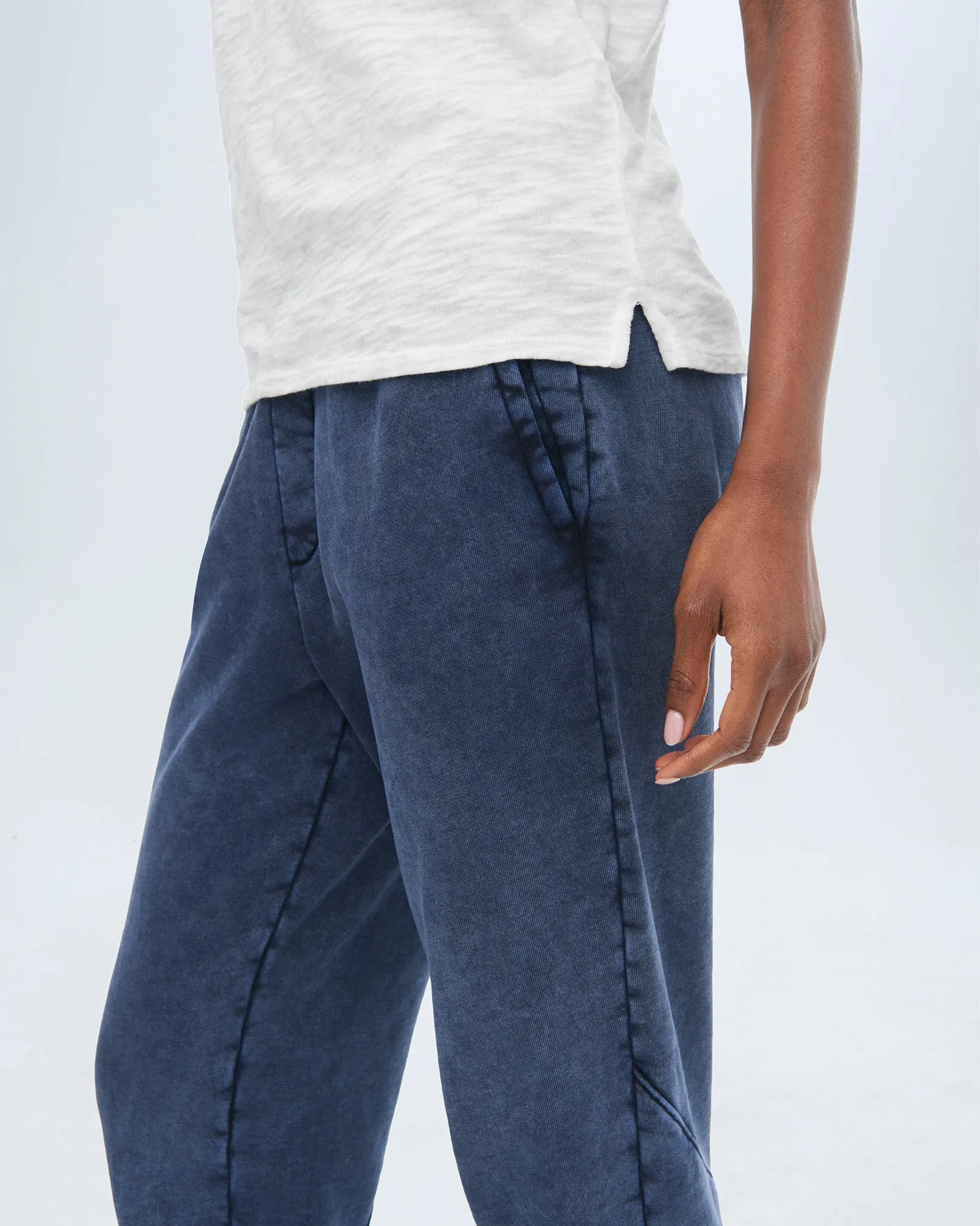 Slub Jersey Schoolboy Crew Neck Tee - White sold by ATM product image thumbnail 4