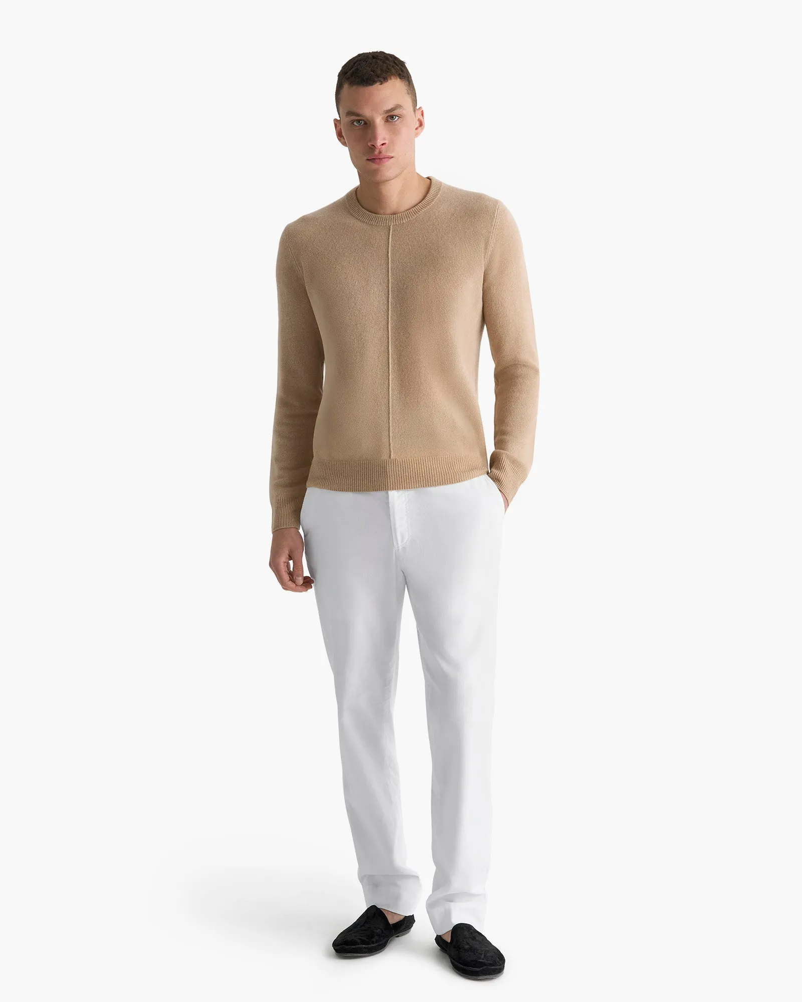 Cashmere Crew Neck Sweater - Dune sold by ATM product image thumbnail 2