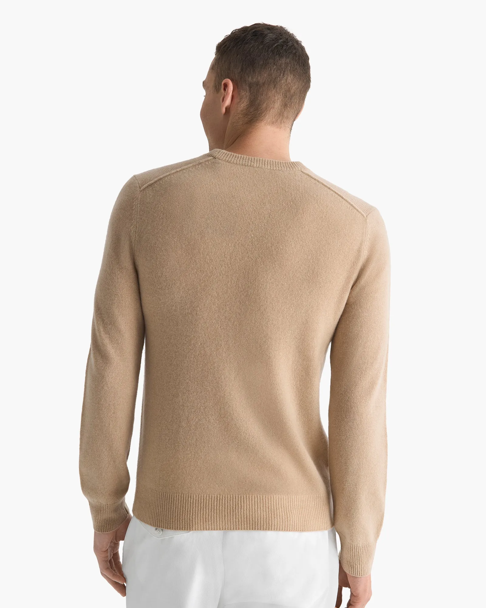 Cashmere Crew Neck Sweater - Dune sold by ATM product image thumbnail 4