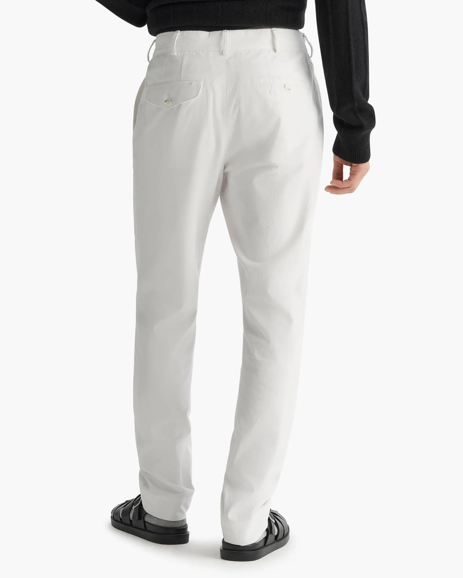 Corduroy Straight Leg Pant - Chalk sold by ATM product image thumbnail 3