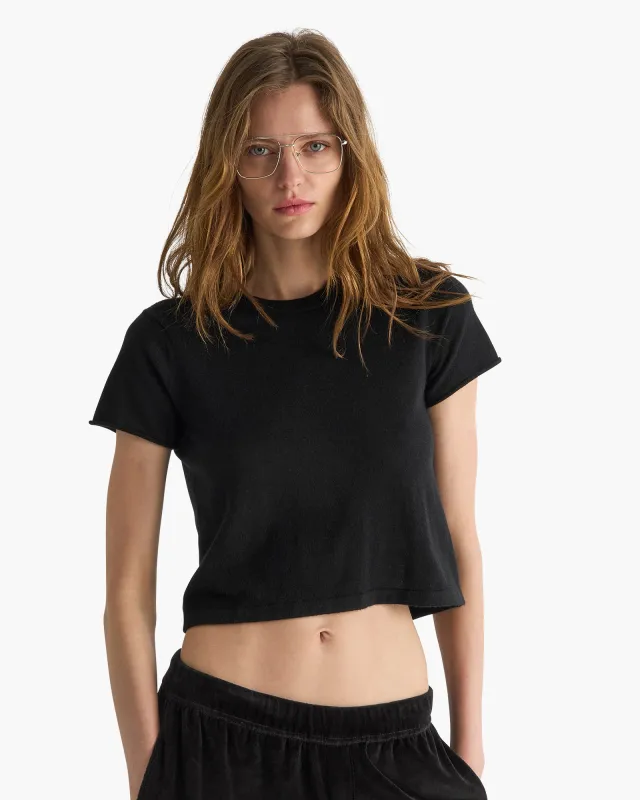 Cashmere Pre-School Boy Tee - Black made by ATM