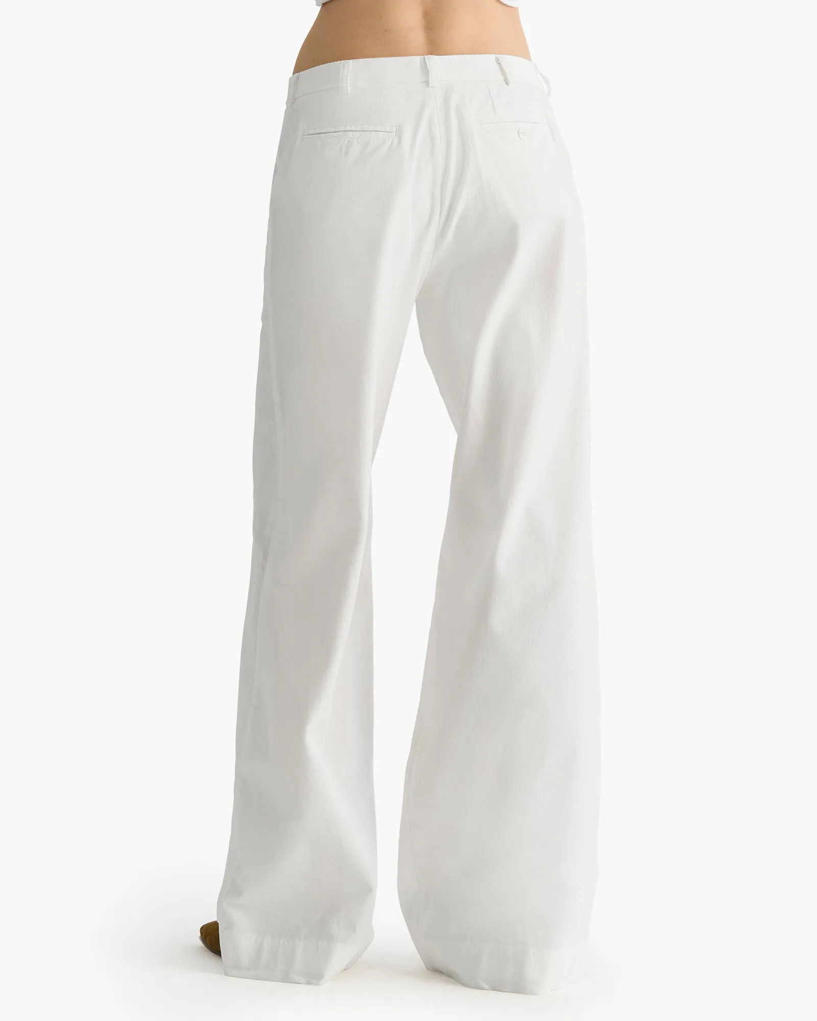 Corduroy Wide Leg Pant - Chalk sold by ATM product image thumbnail 4