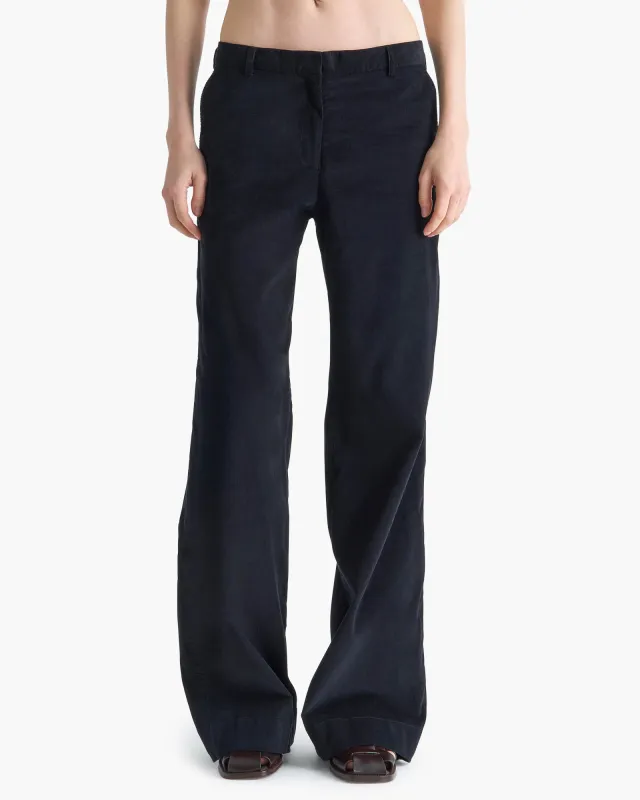 Corduroy Wide Leg Pant - Black sold by ATM Anthony Thomas Melillo