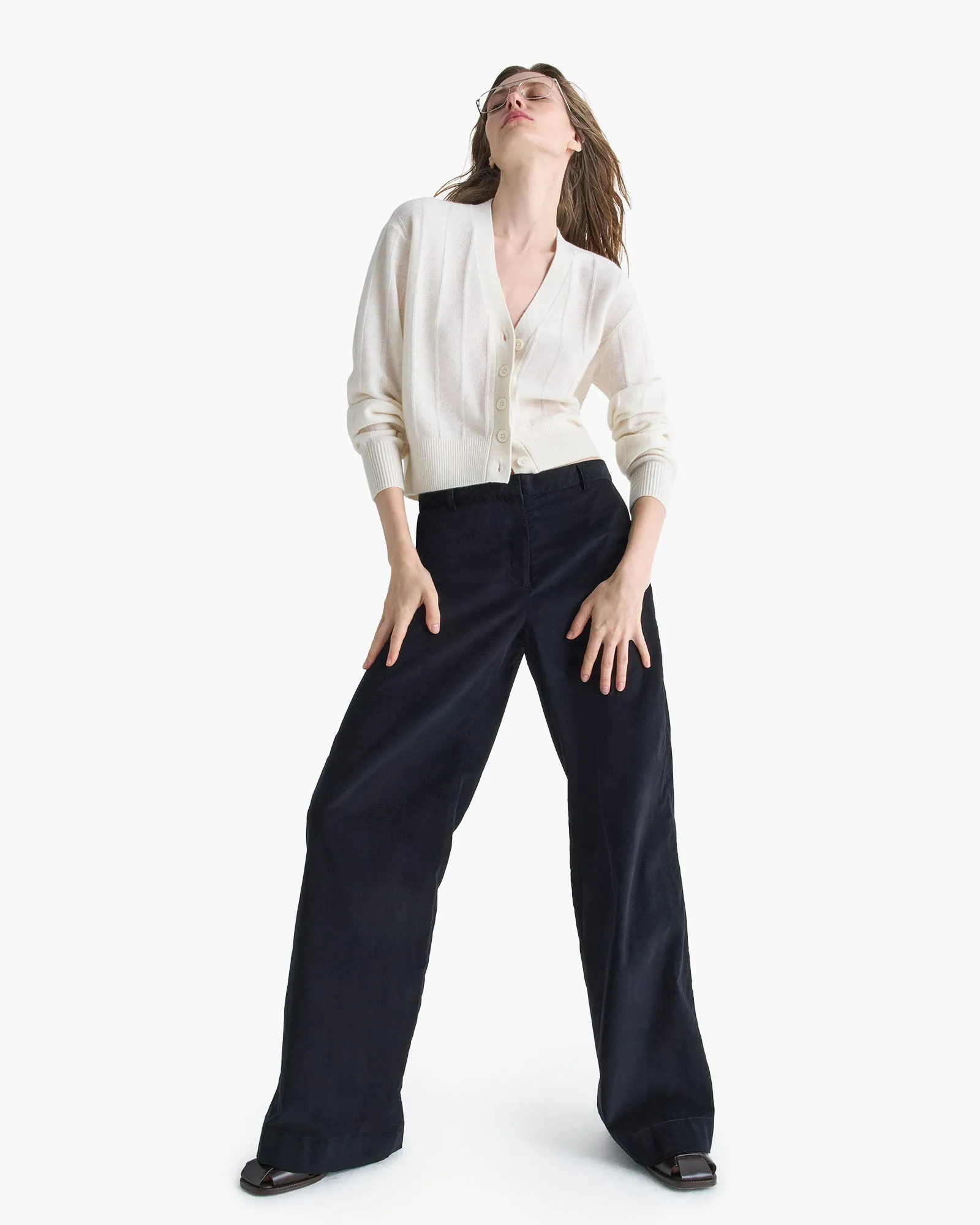 Corduroy Wide Leg Pant - Black sold by ATM product image thumbnail 2