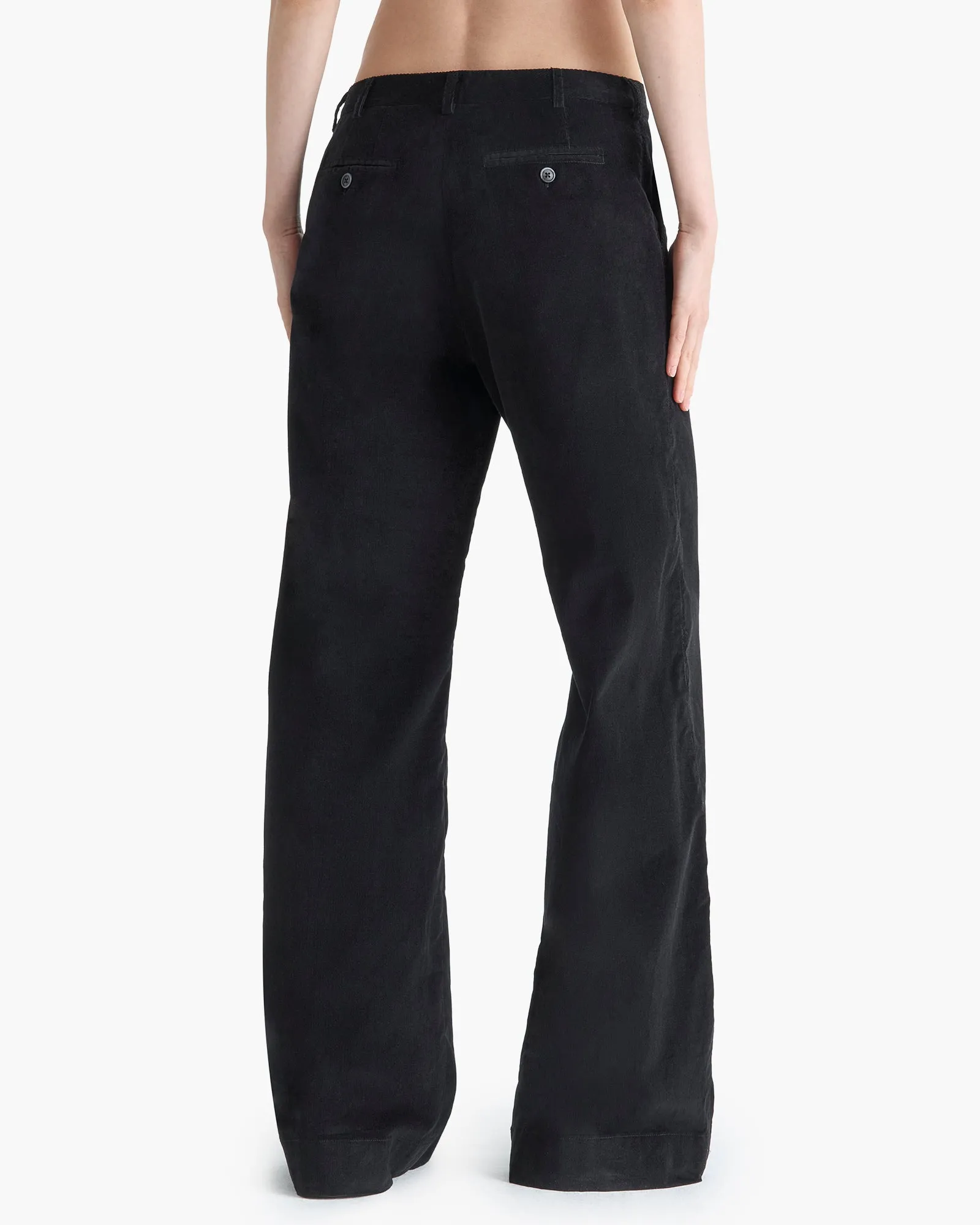 Corduroy Wide Leg Pant - Black sold by ATM product image thumbnail 4