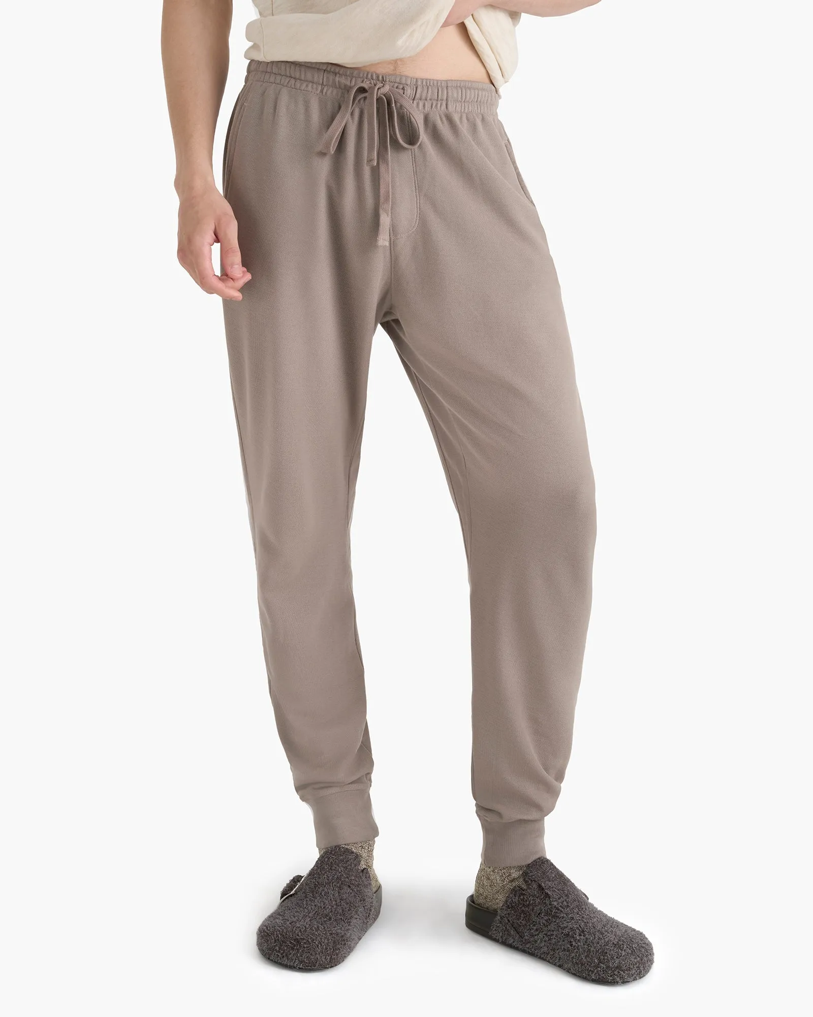 Pima Cotton Pull on Pants - Faded Mocha sold by ATM product image thumbnail 2