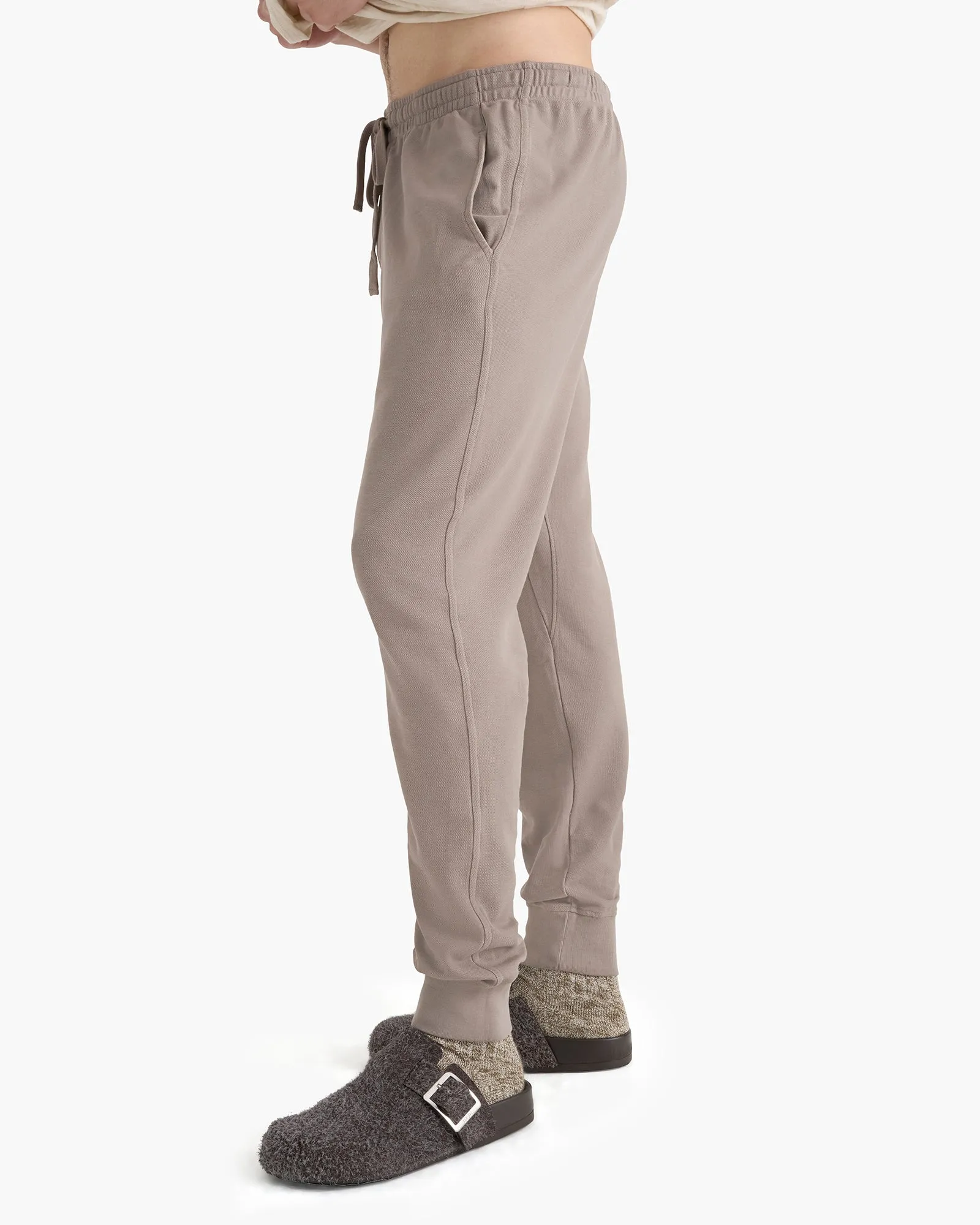 Pima Cotton Pull on Pants - Faded Mocha sold by ATM product image thumbnail 4