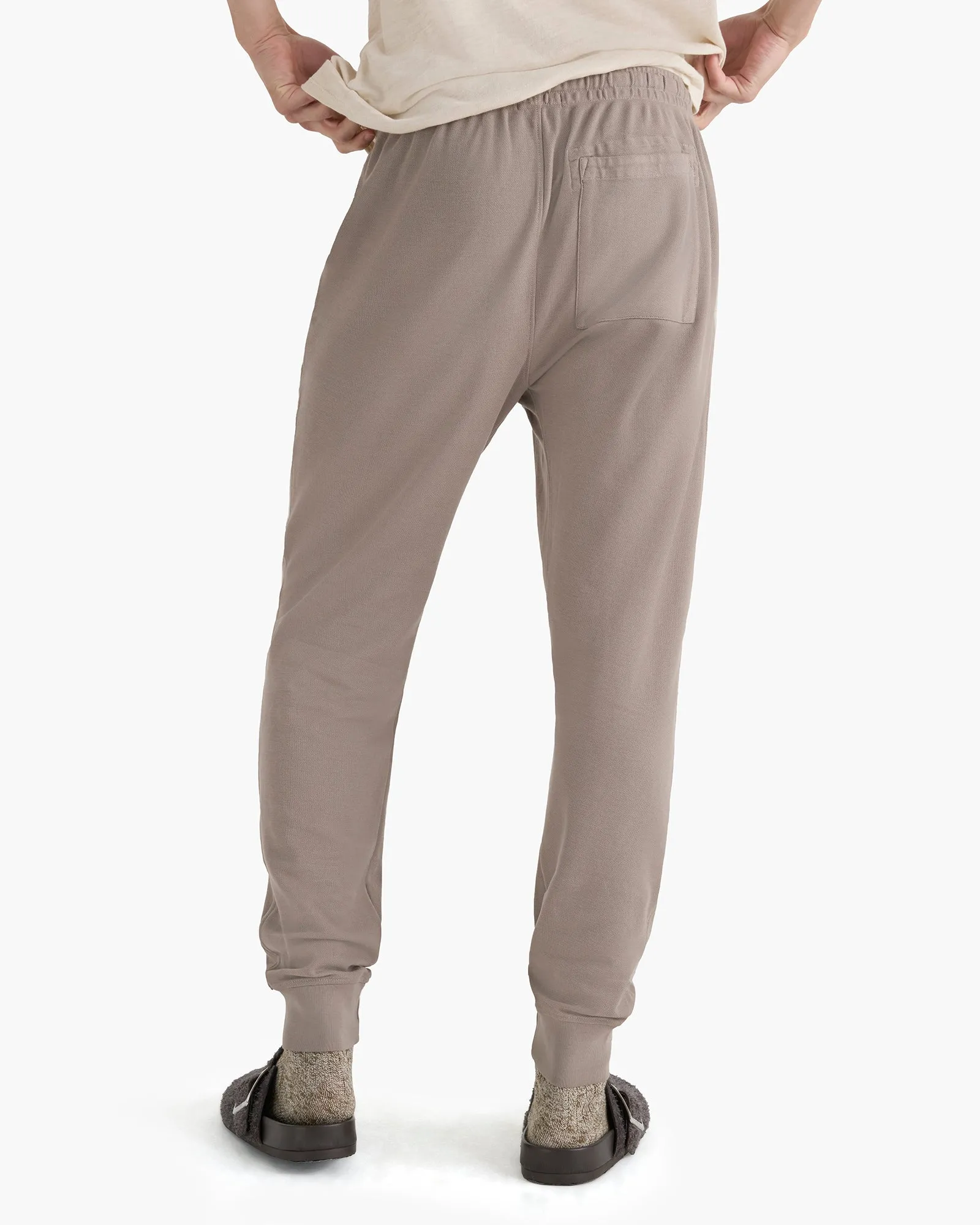 Pima Cotton Pull on Pants - Faded Mocha sold by ATM product image thumbnail 3