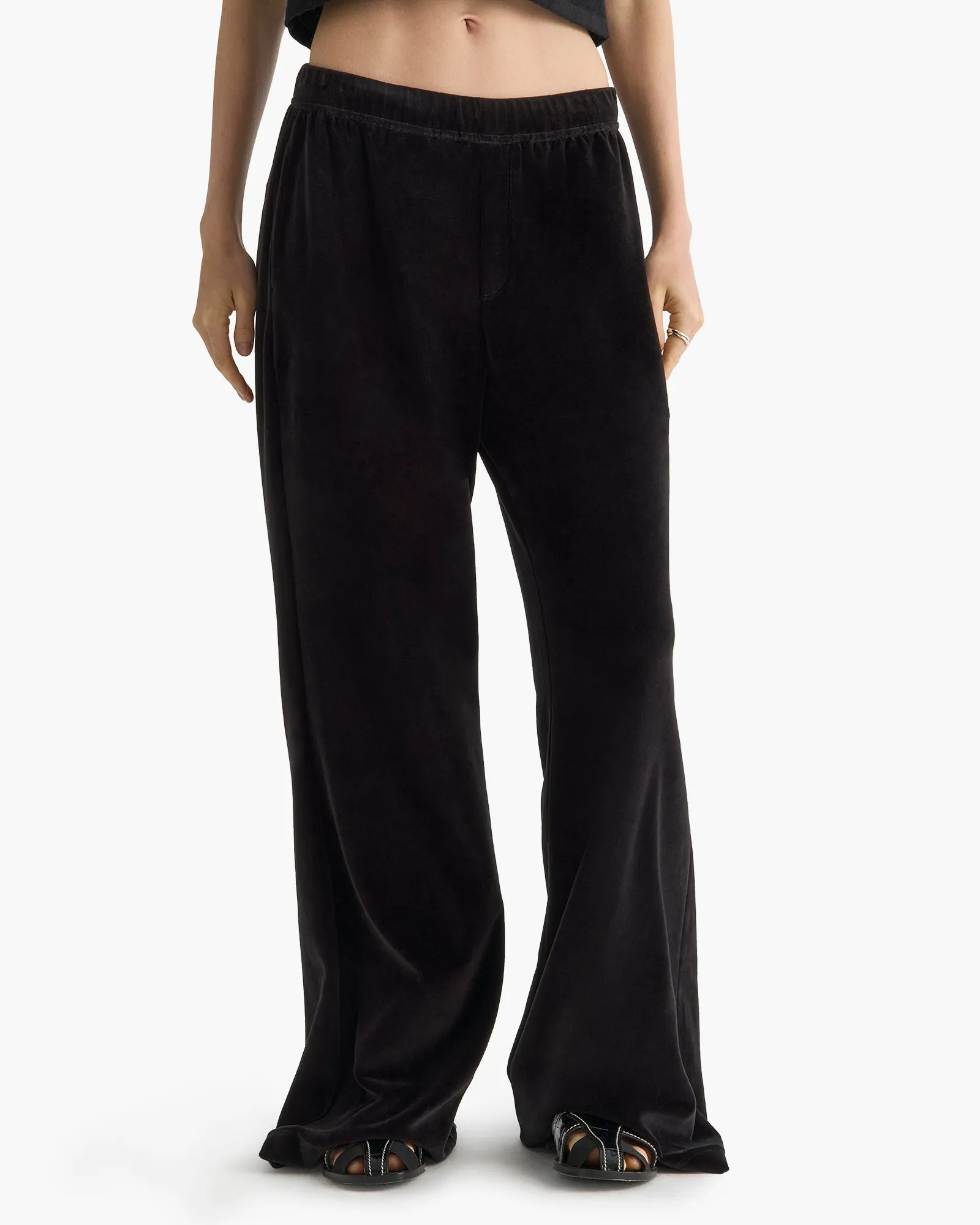 Velour Flare Pant - Black sold by ATM product image thumbnail 2