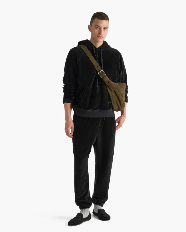 Velour Pull On Jogger - Black sold by ATM