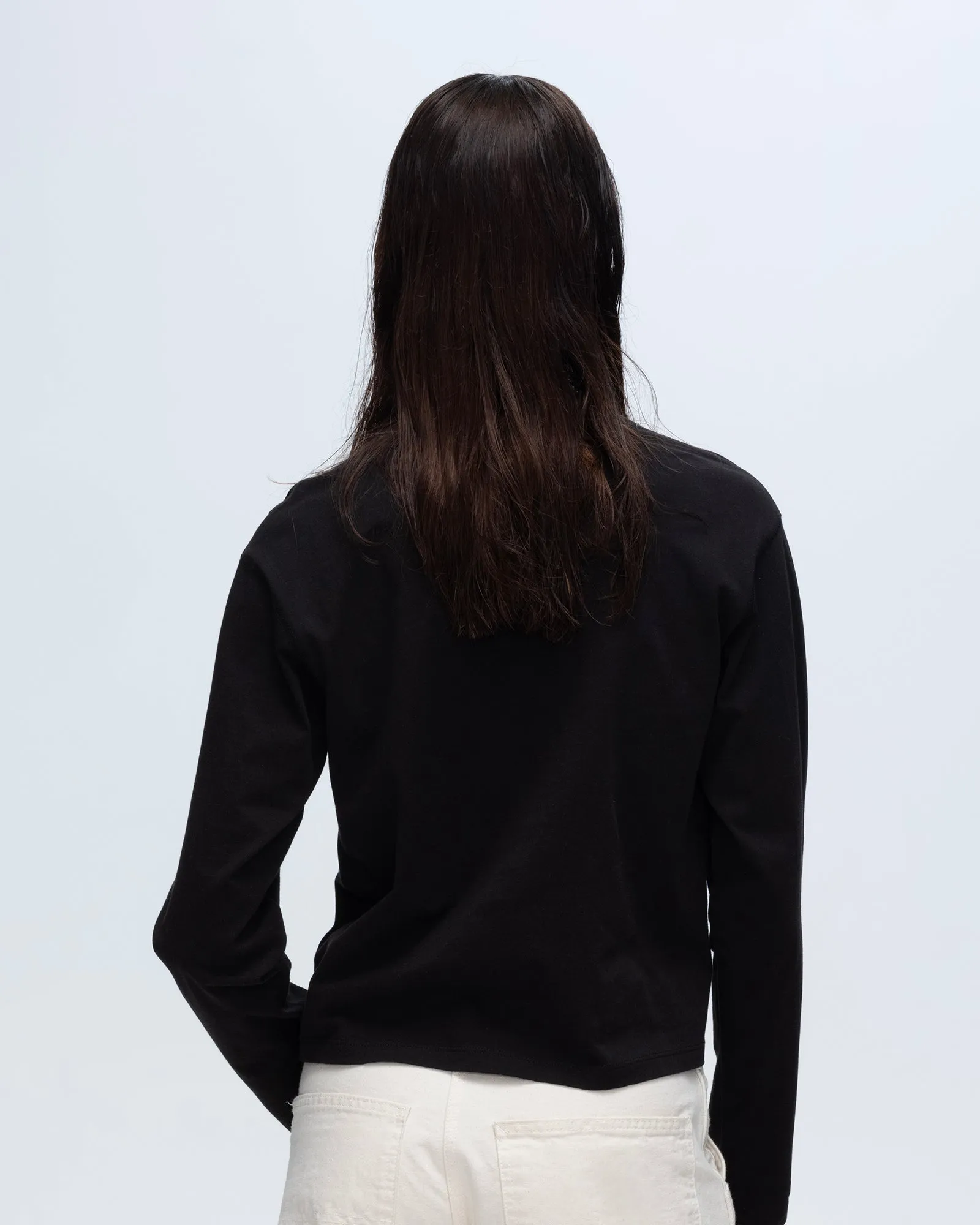 Classic Jersey Long Sleeve Boy Tee - Black sold by ATM product image thumbnail 3