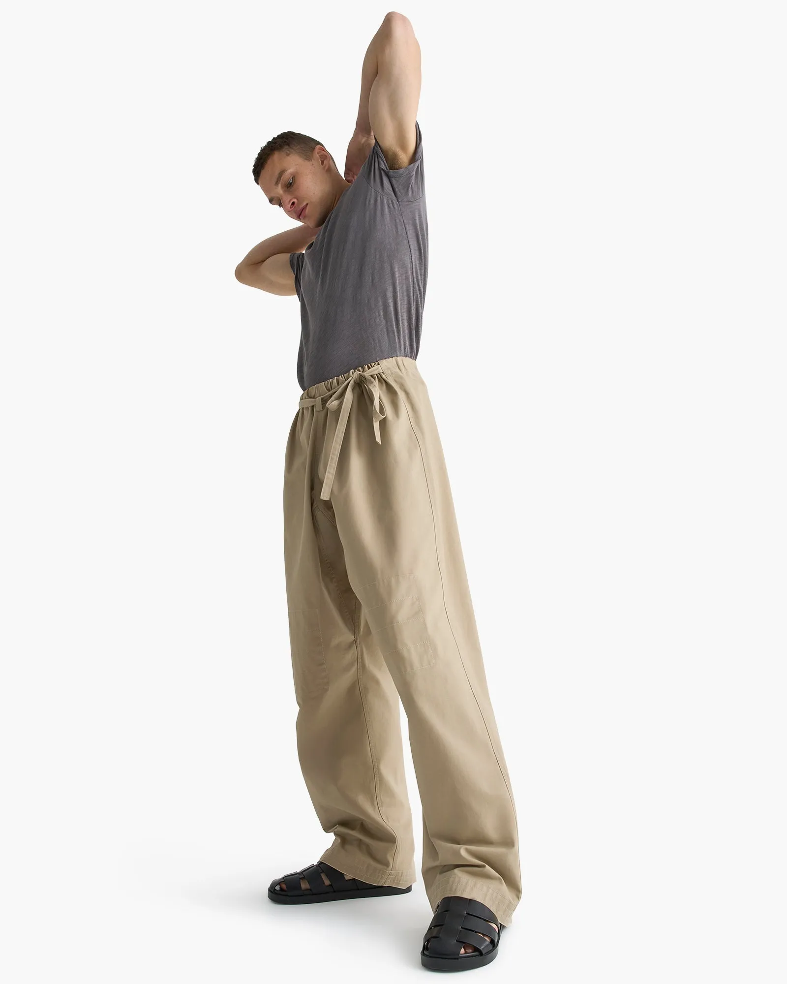 Men's Judo Pants - Khaki sold by ATM product image thumbnail 3