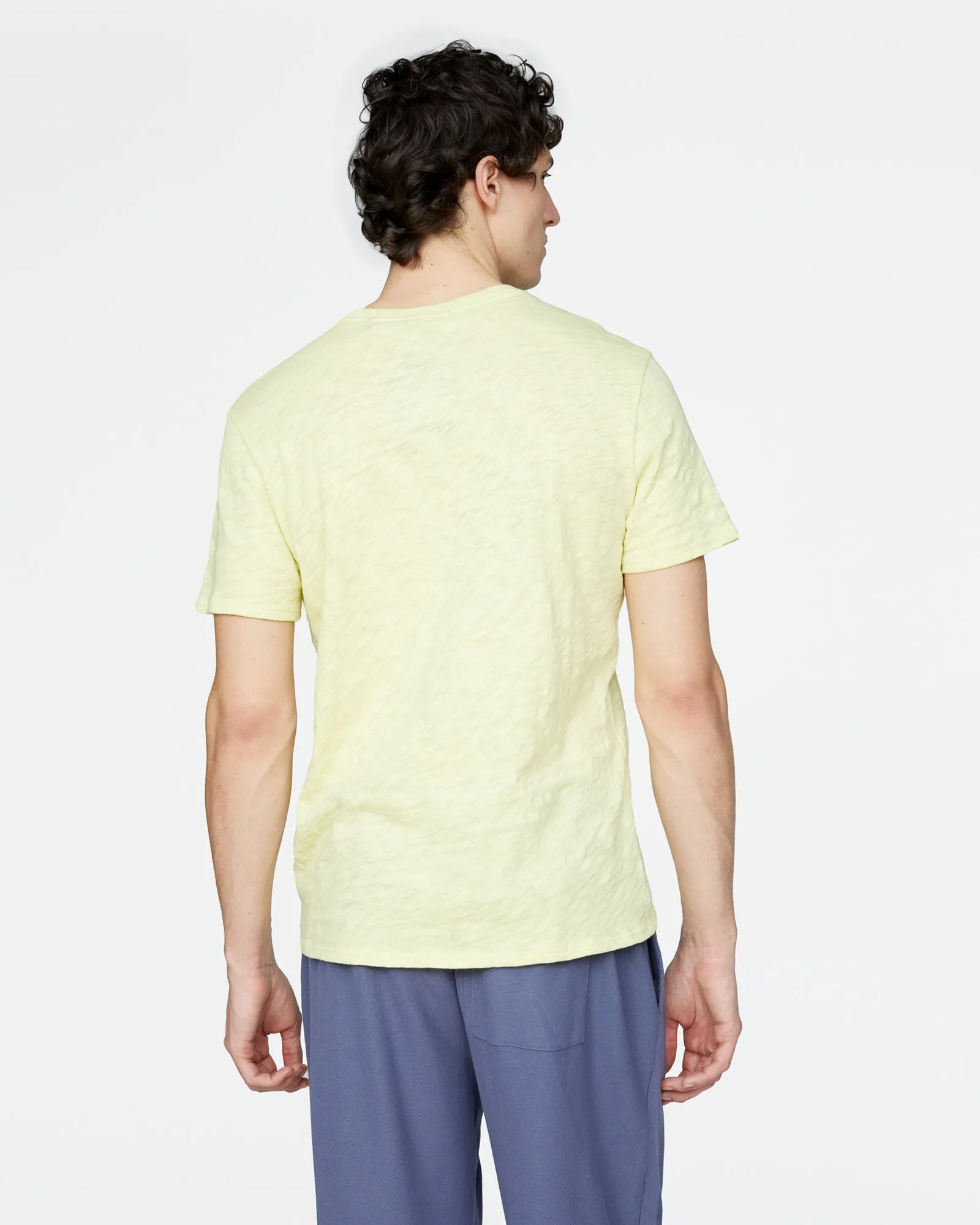 Slub Jersey Crew Neck Tee - Mellow Yellow sold by ATM product image thumbnail 3