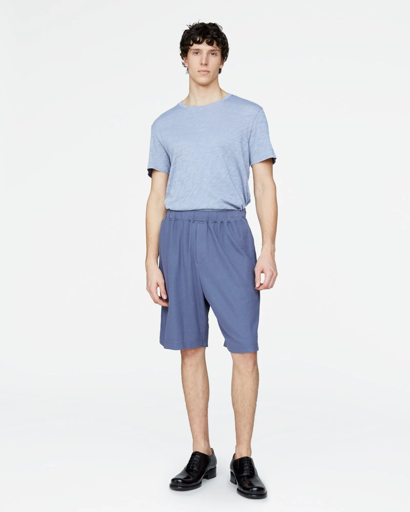 Slub Jersey Crew Neck Tee - Cool Water sold by ATM product image thumbnail 2