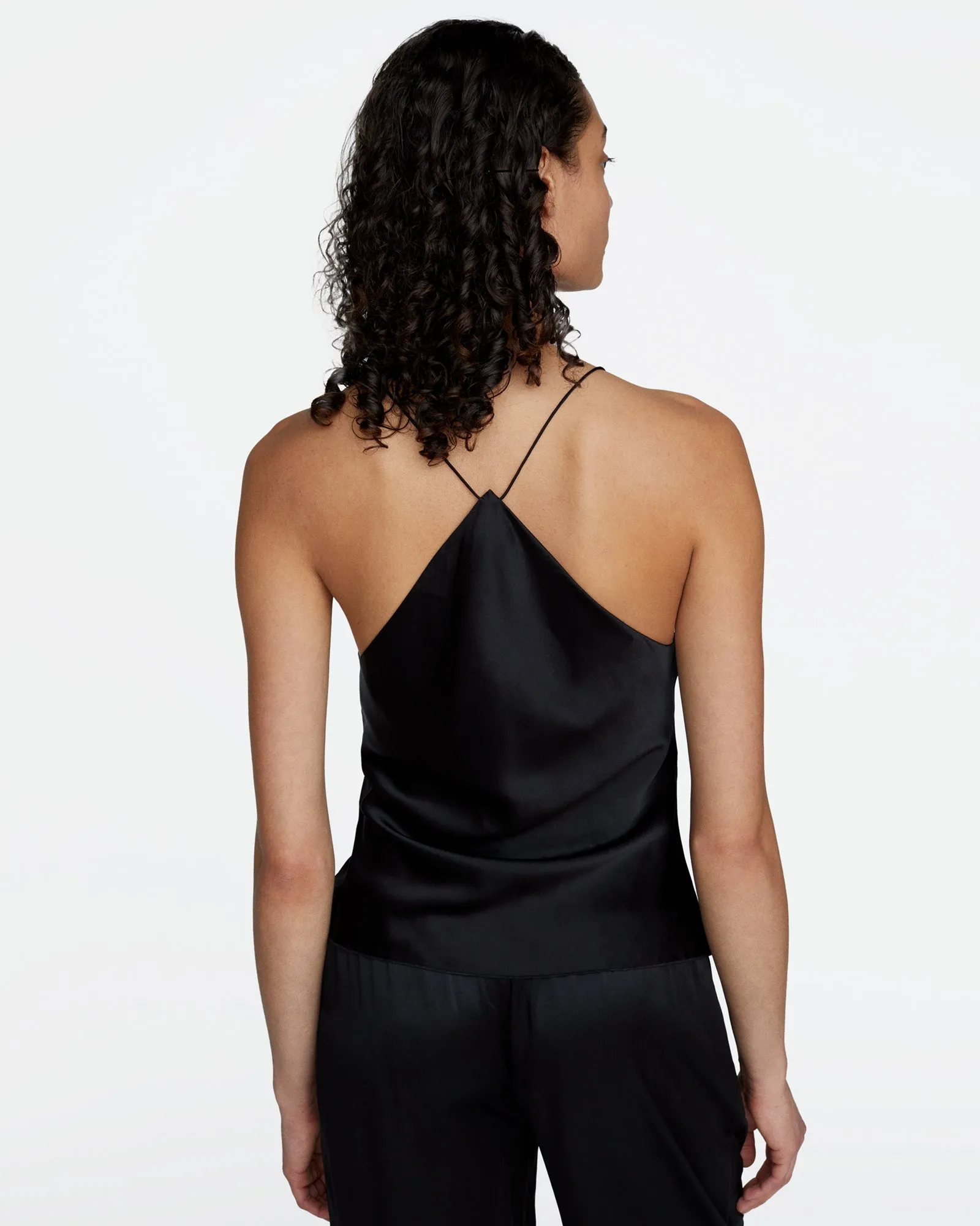 Silk Charmeuse Camisole - Black sold by ATM product image thumbnail 4