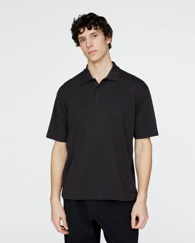 Heavyweight Jersey Polo - Black made by ATM